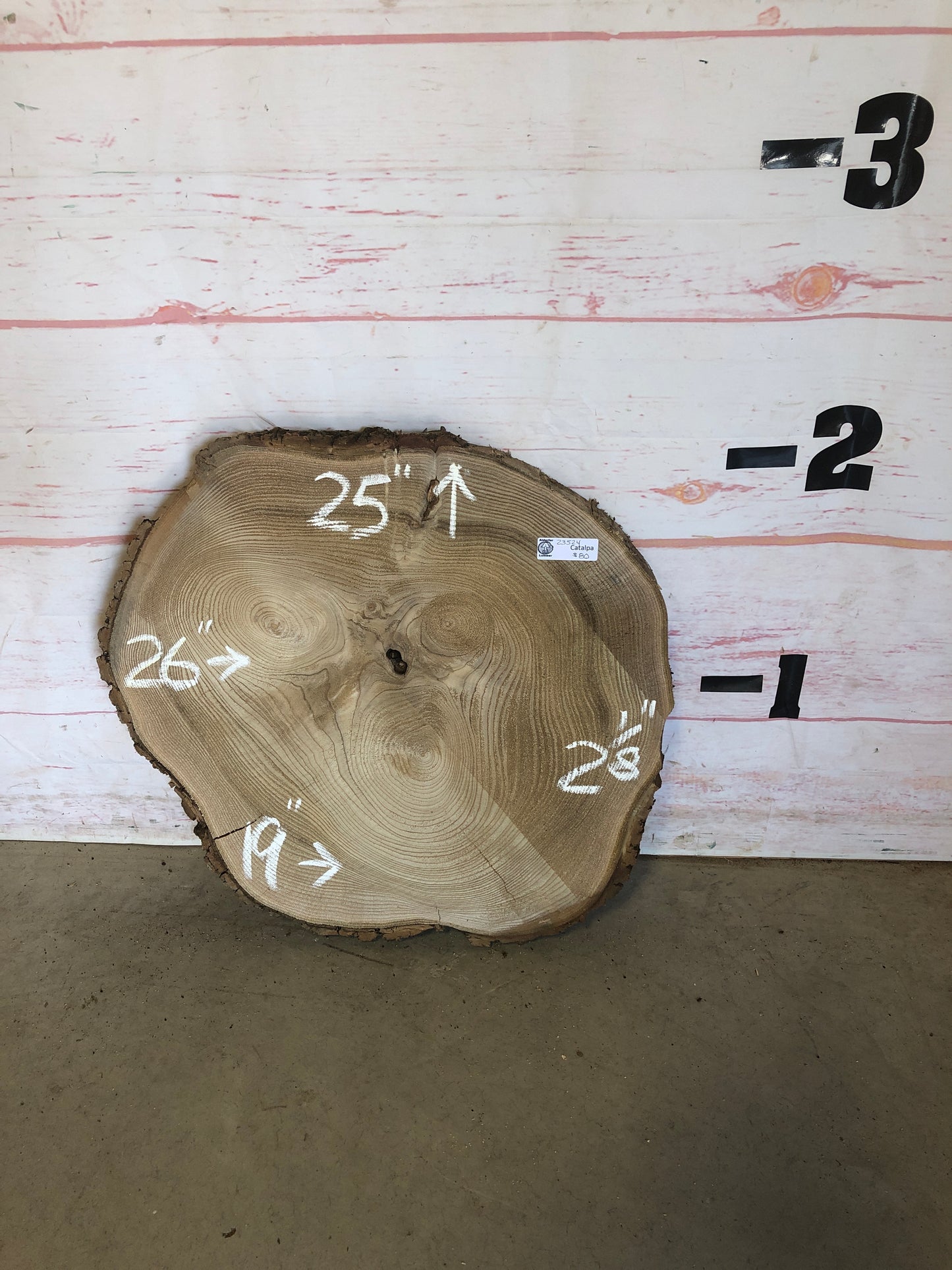 Live Edge Catalpa Cookie Sku#23524M