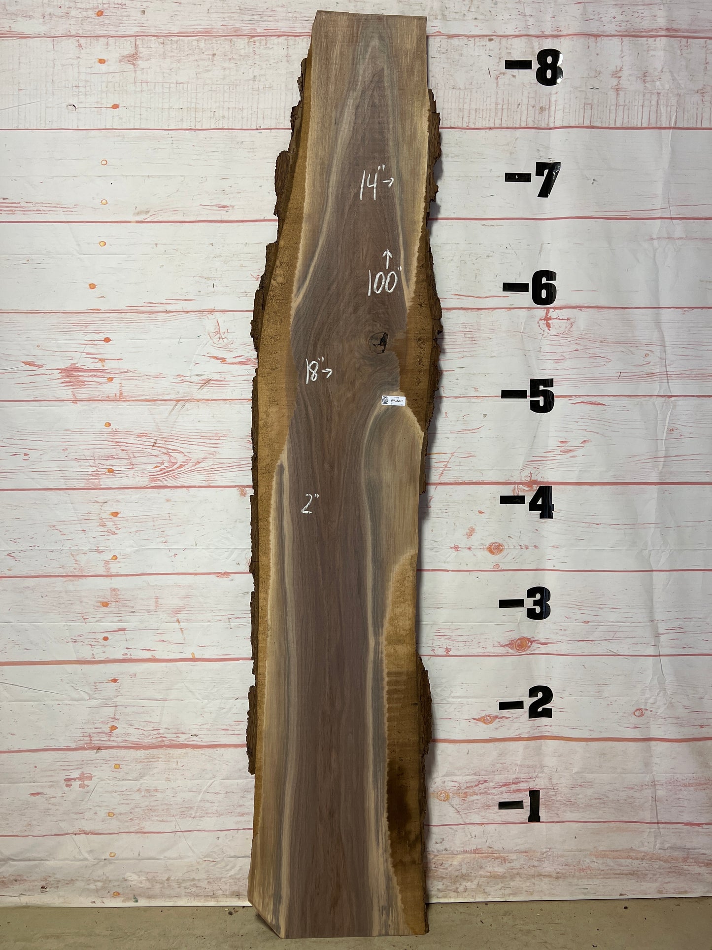 Live Edge Walnut - Sku# 20448J-19