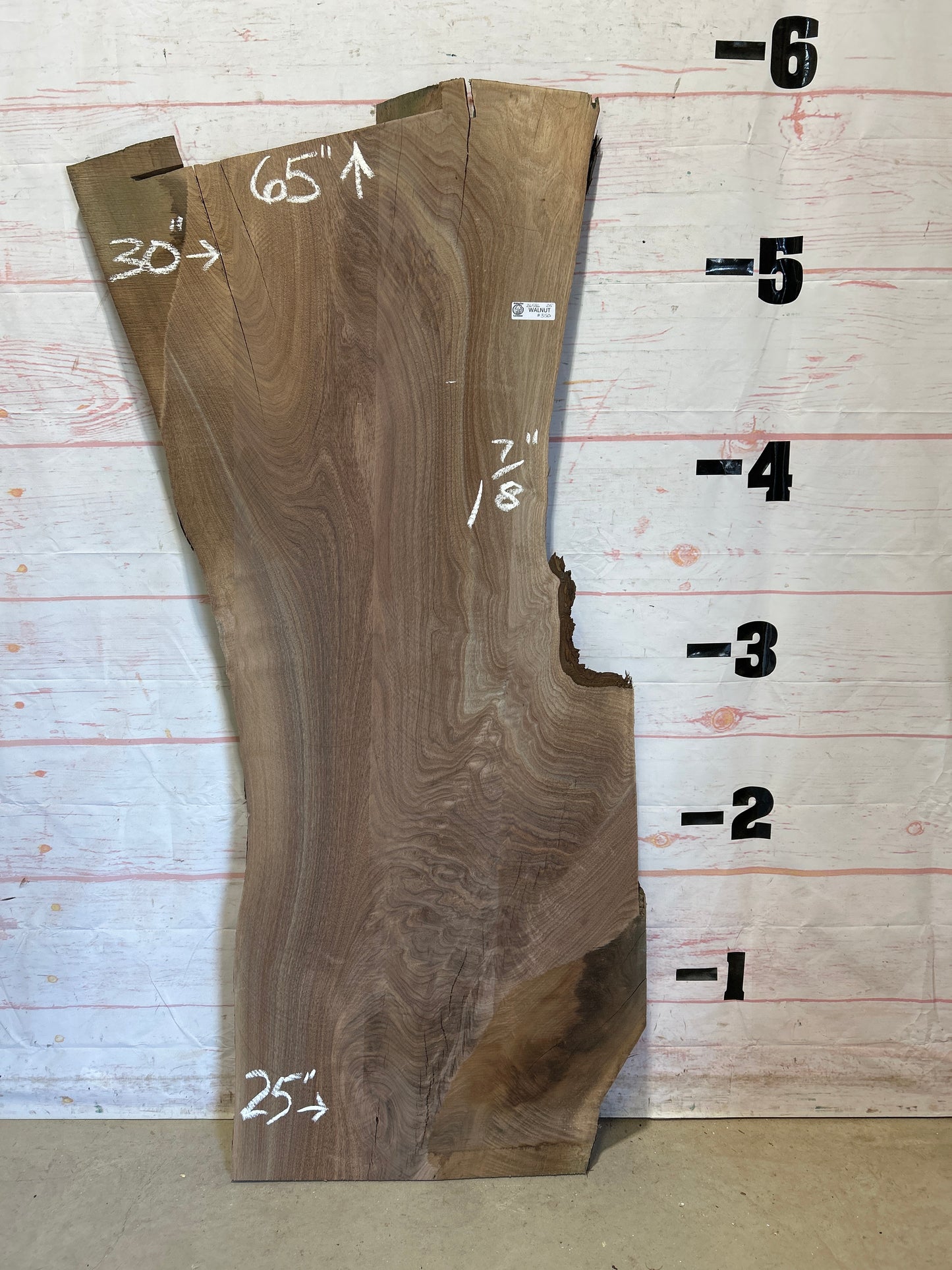 Live Edge Walnut Sku#26586N-25