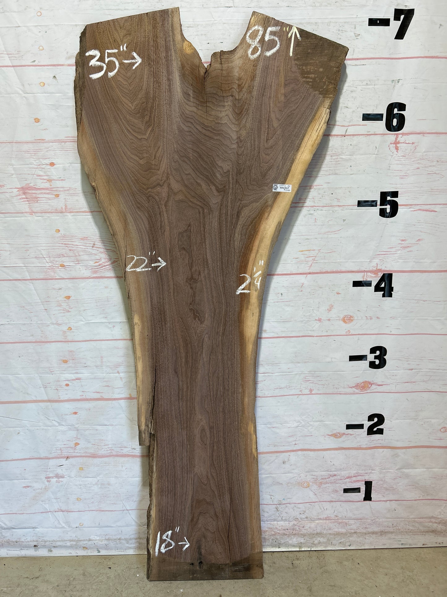 Live Edge Walnut Sku#25972-36