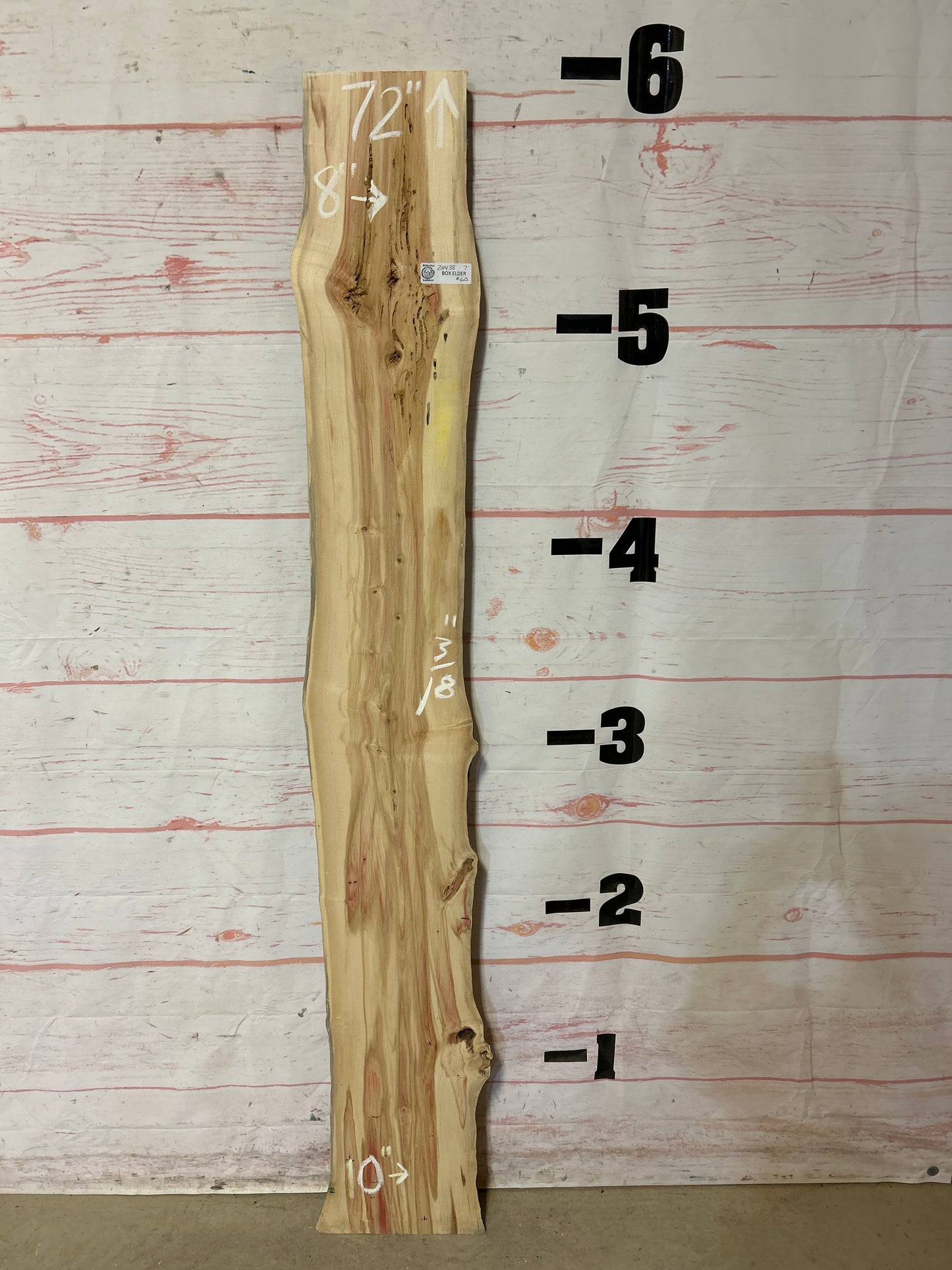 Live Edge Box Elder Sku#24438D-7