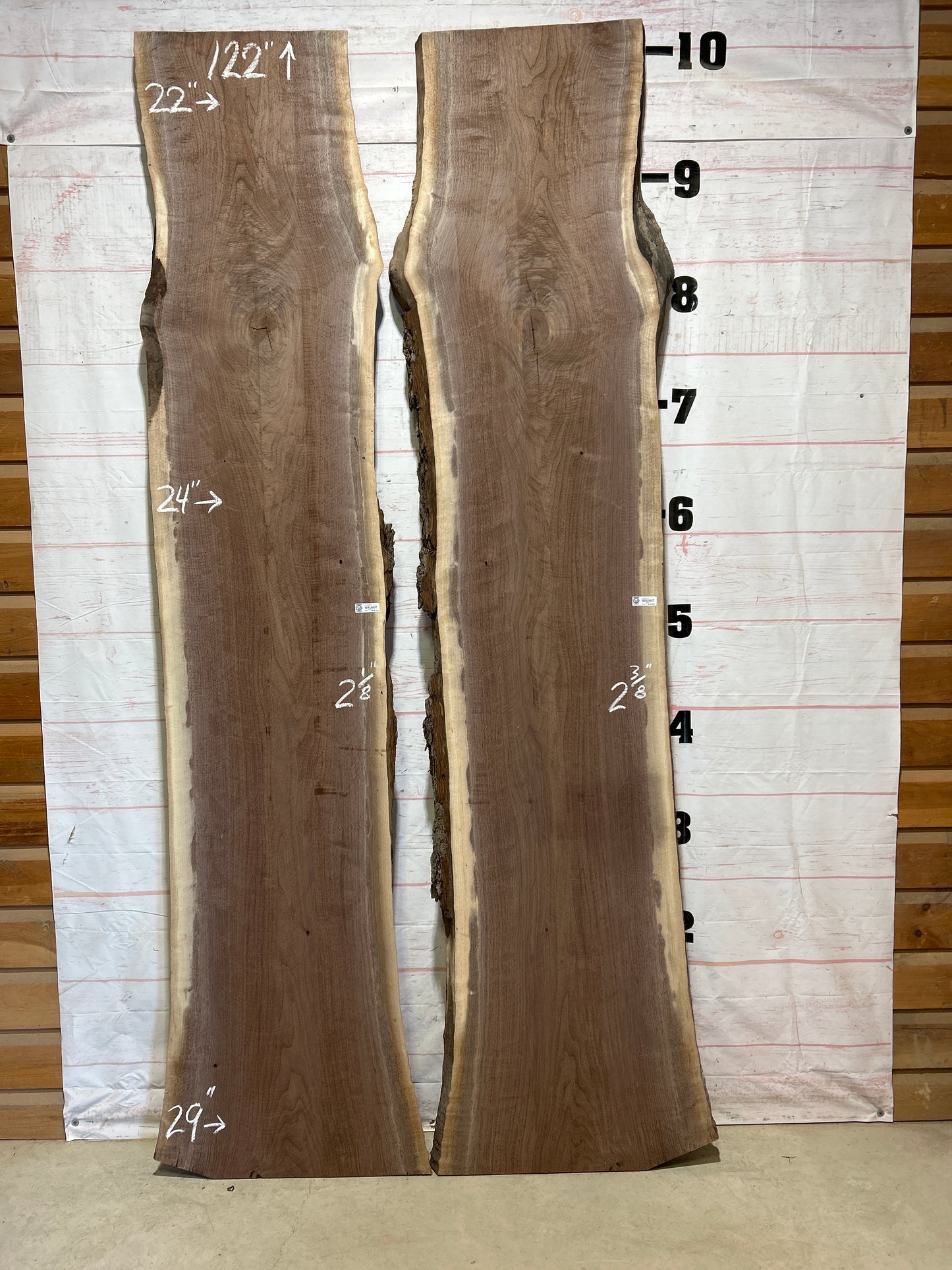 Live Edge Walnut Set Sku#27211-110