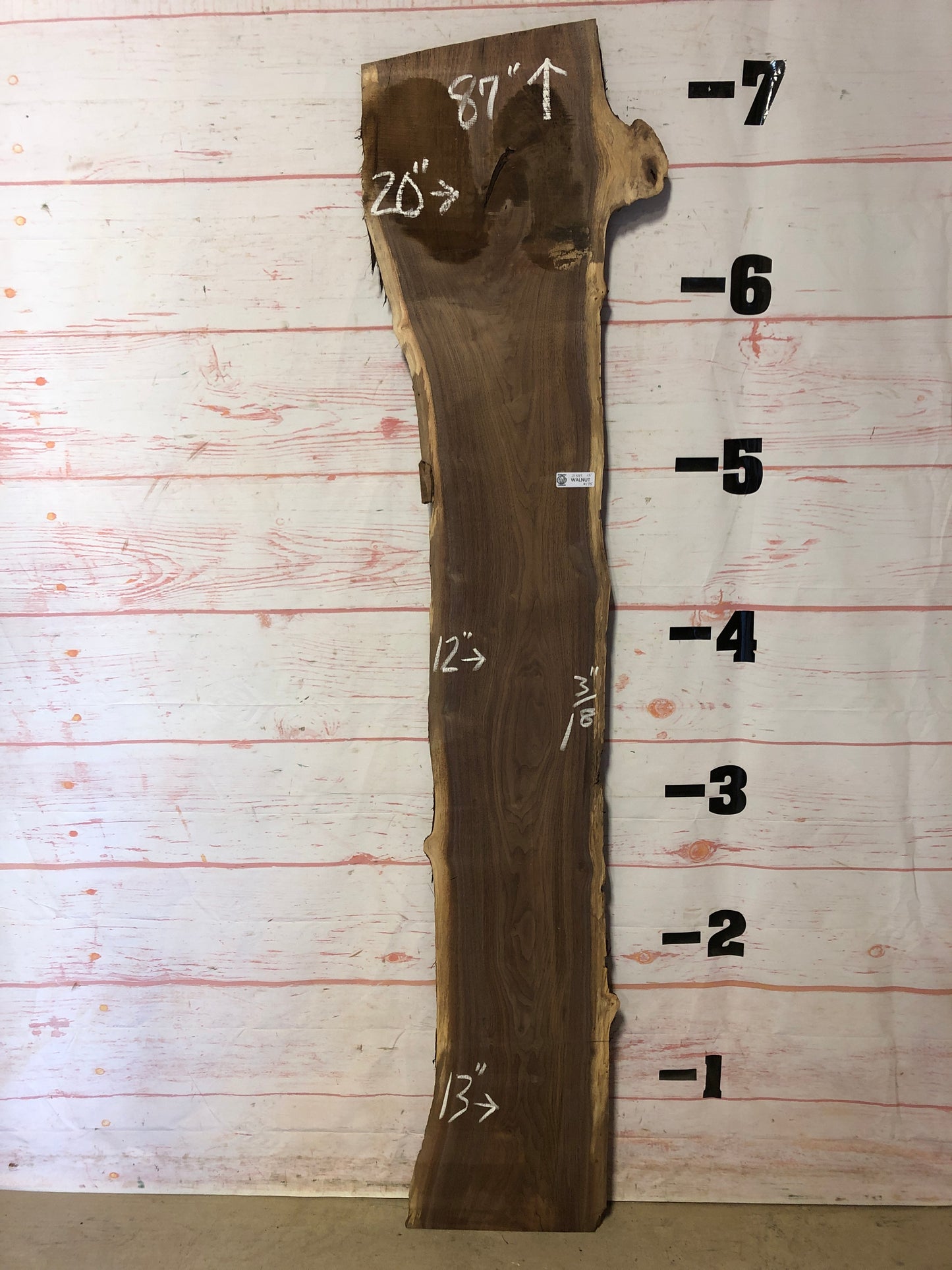 Live Edge Walnut Sku# 21589C-15