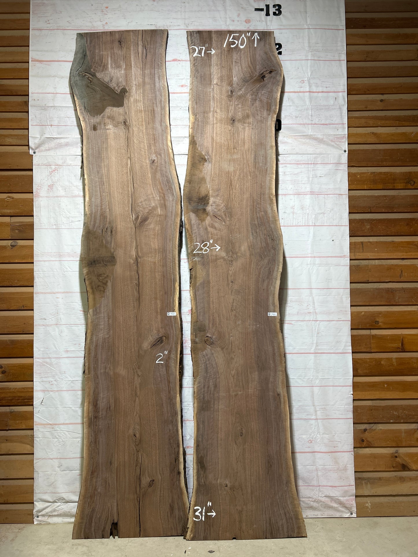 Live Edge Walnut Set Sku26997-120