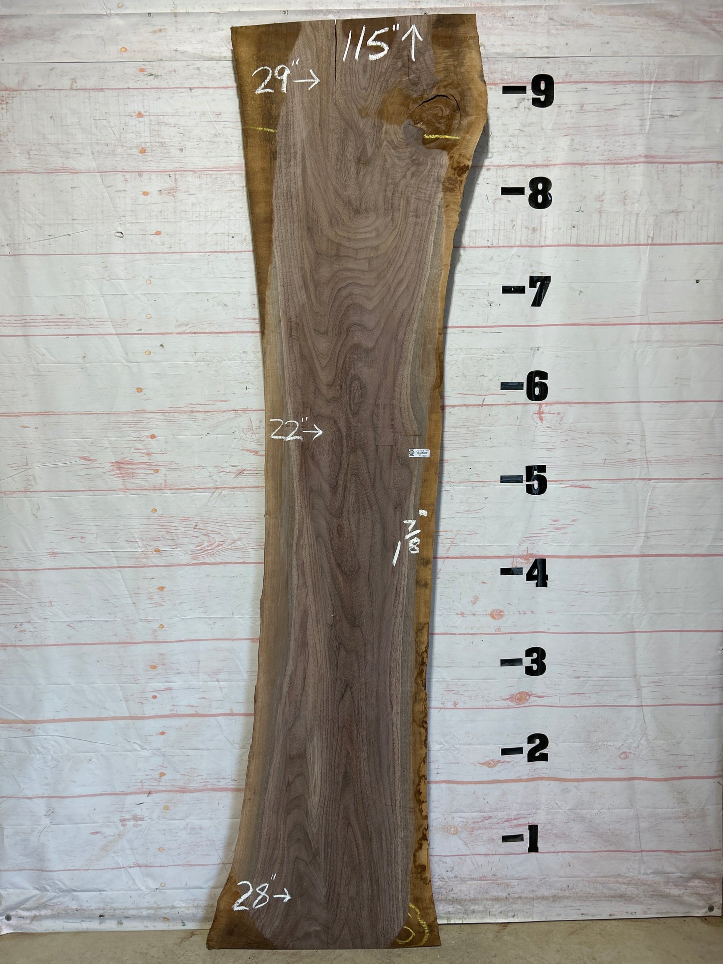 Live Edge Walnut Sku#26258-42