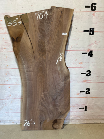 Live Edge Walnut Sku#26587N-30