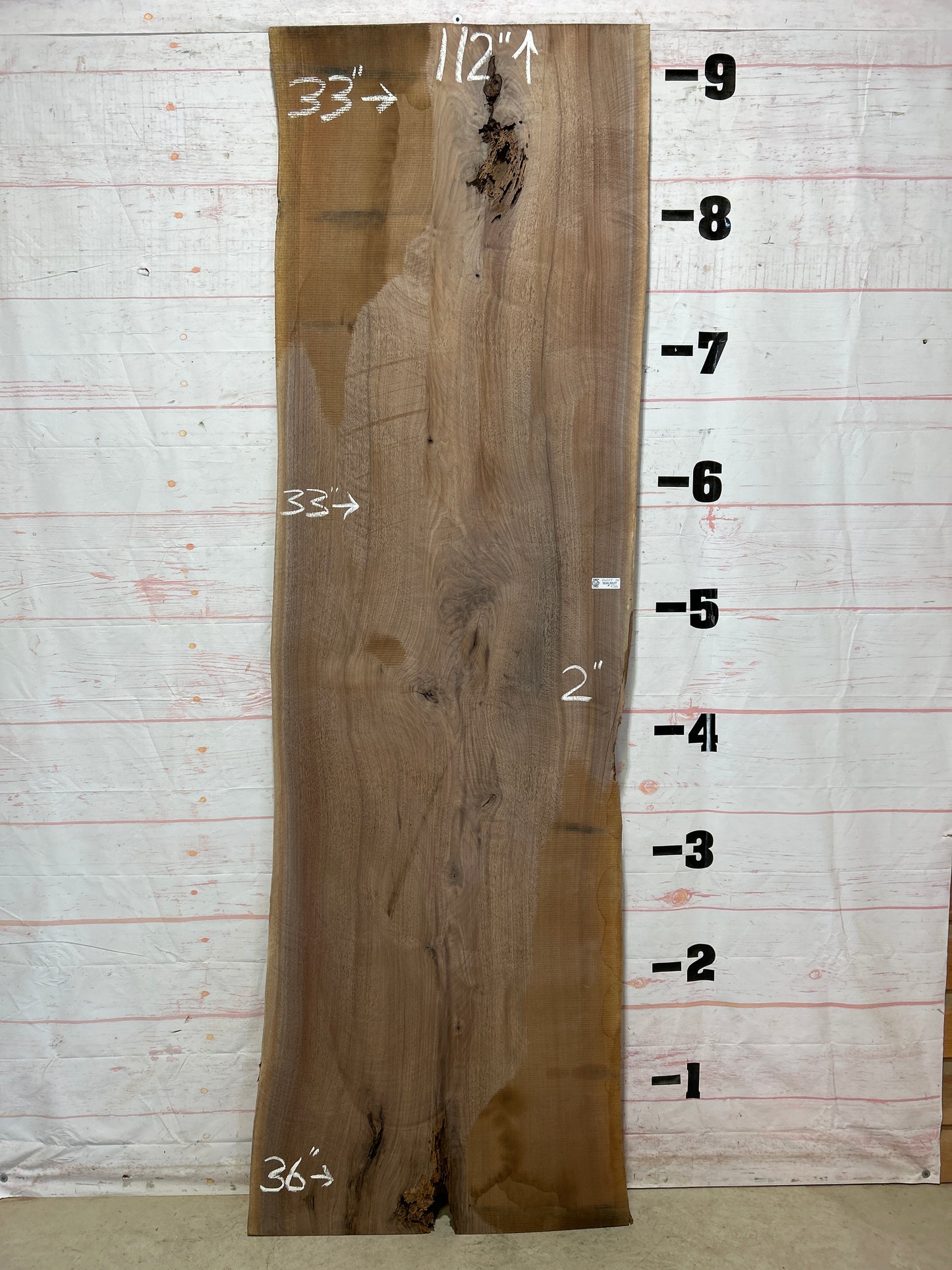 Live Edge Walnut Sku#26227-54