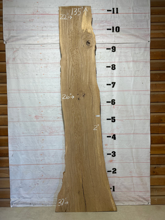 Live Edge White Oak Sku#27175-56