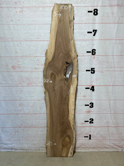 Live Edge English Walnut Sku#26939G-19
