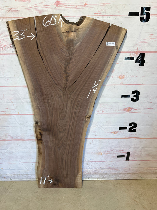 Live Edge Walnut Sku#25677M-13
