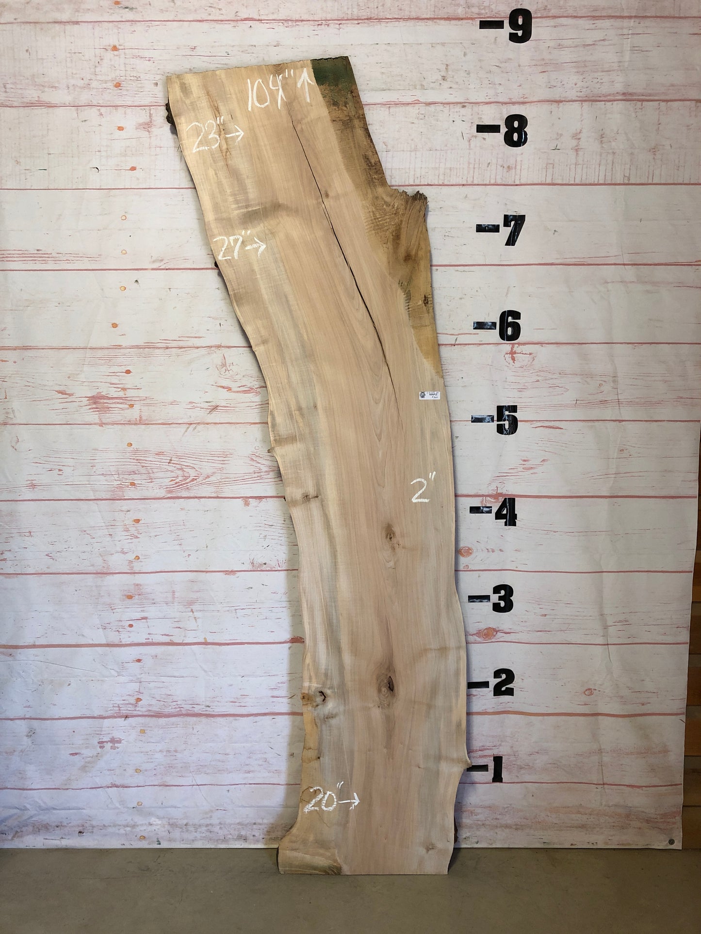 Live Edge Maple Sku#23229S-35