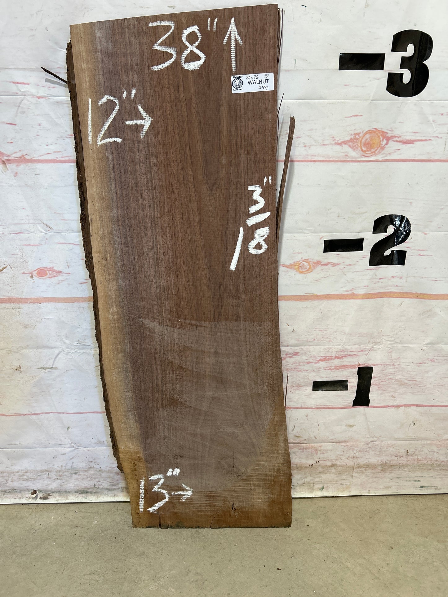 Live Edge Walnut Sku#26676M-5