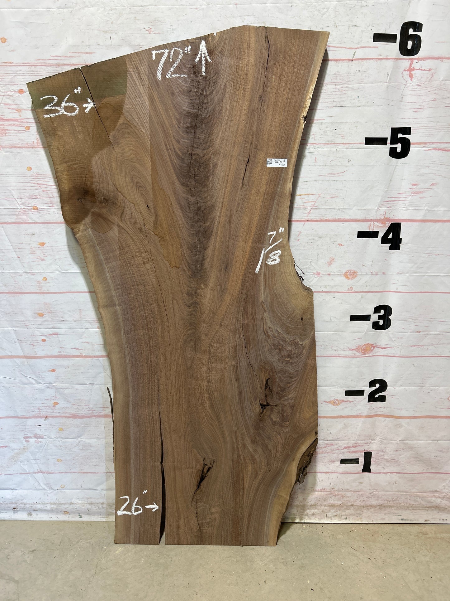 Live Edge Walnut Sku#26588N-31