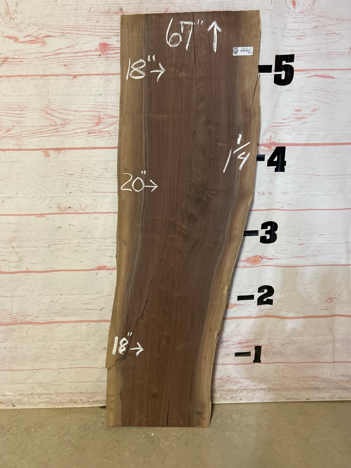 Live Edge Walnut Sku#24614-11