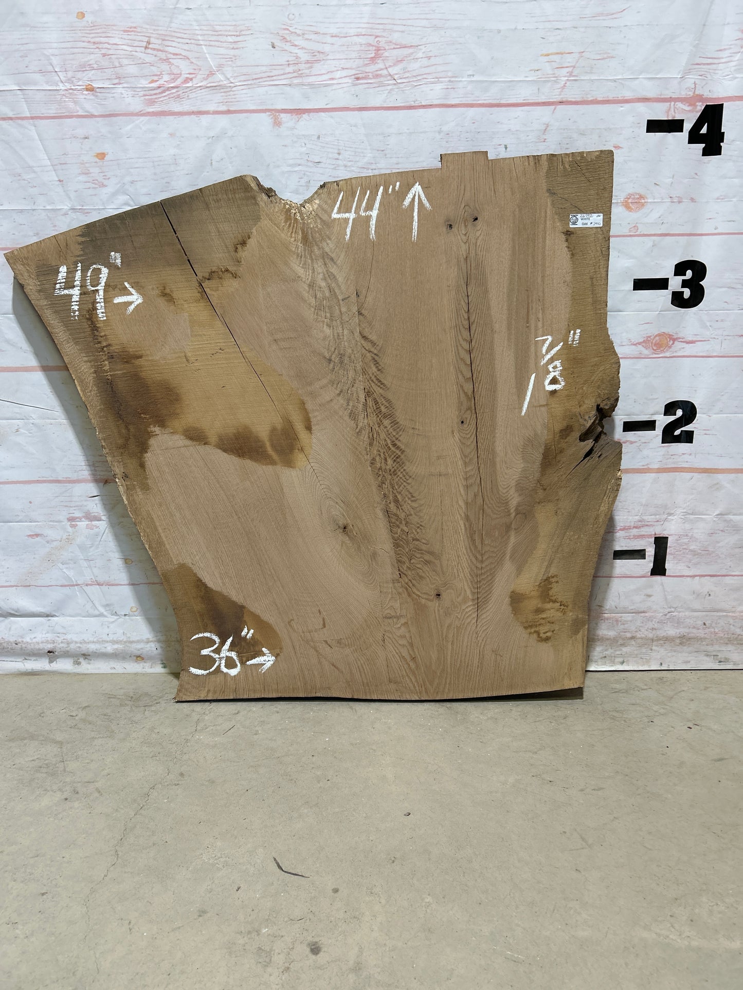 Live Edge White Oak Sku#26992-26