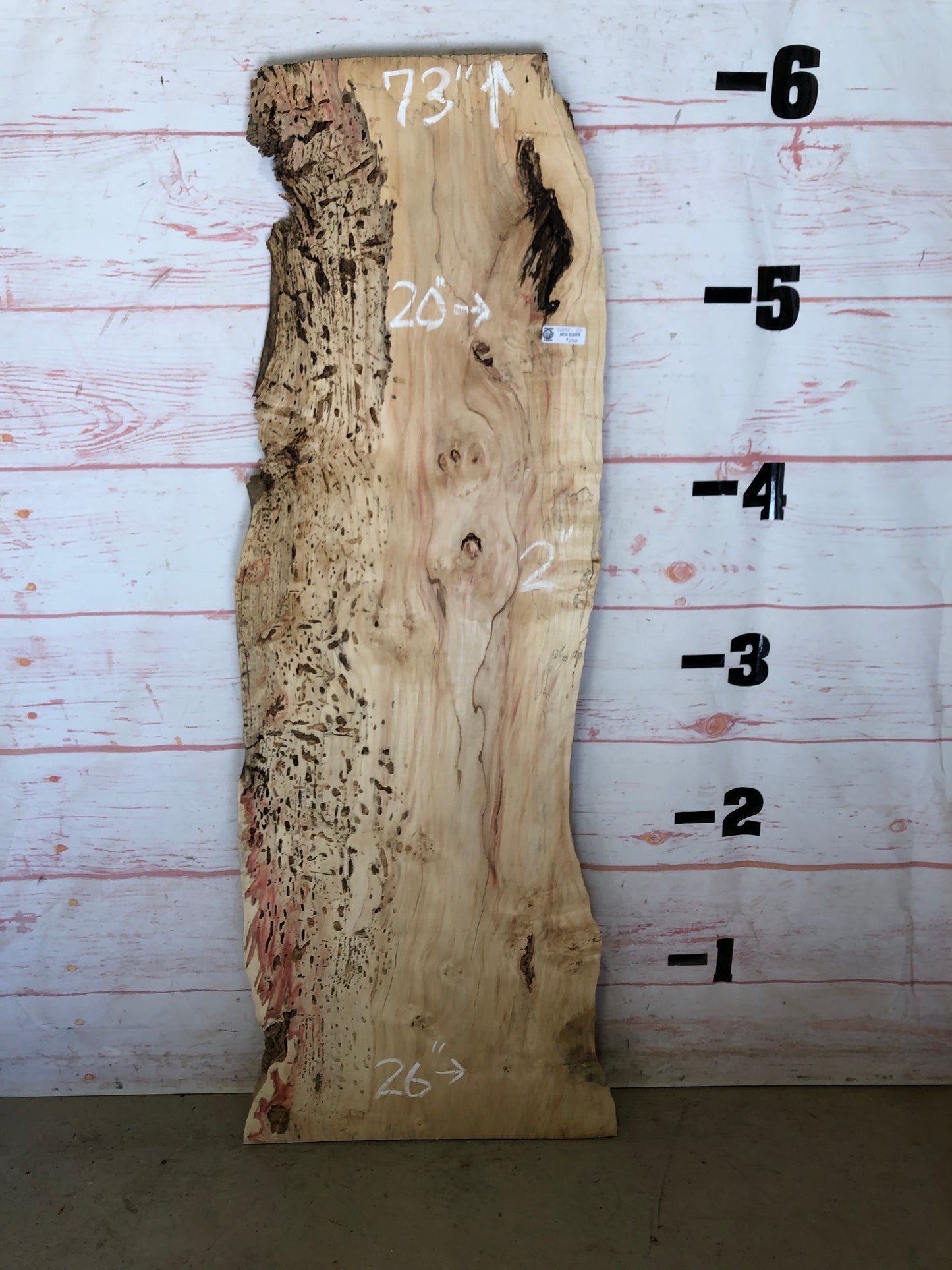 Live Edge Box Elder Sku# 22292L-23