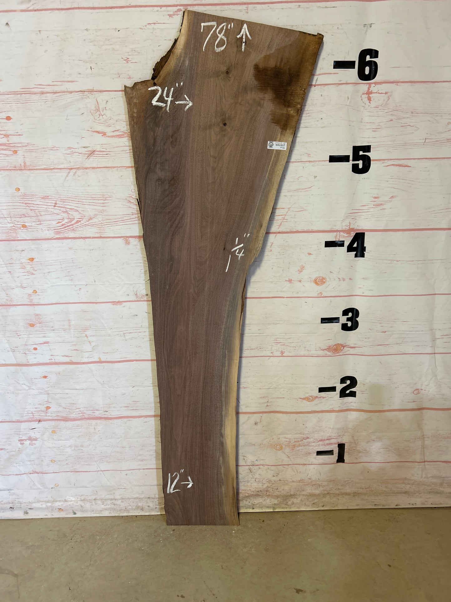 Live Edge Walnut Sku#24612-12