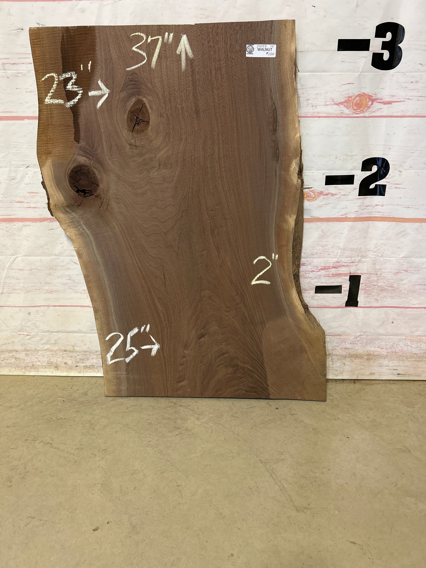 Live Edge Walnut Sku# 24093M-12