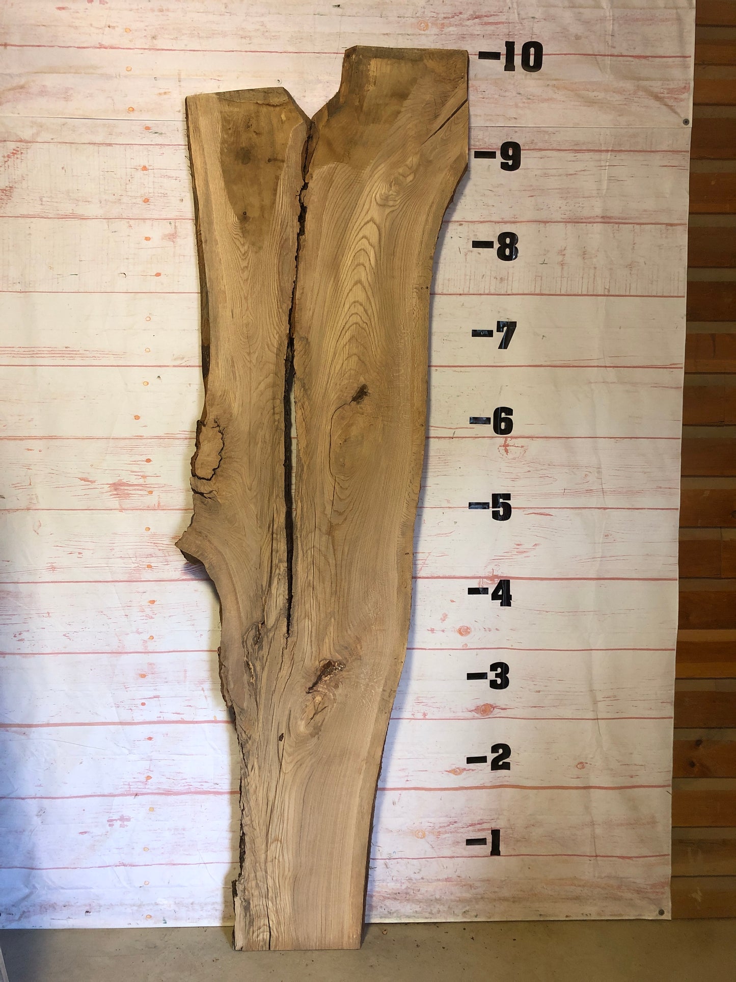 Live Edge White Oak Sku#23244-47