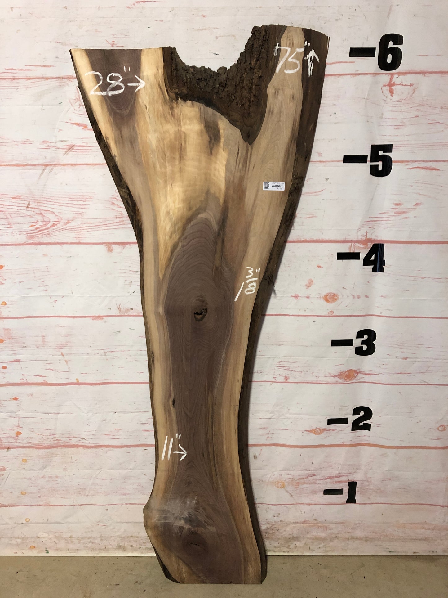 Live Edge Walnut - Sku# 21993C-16