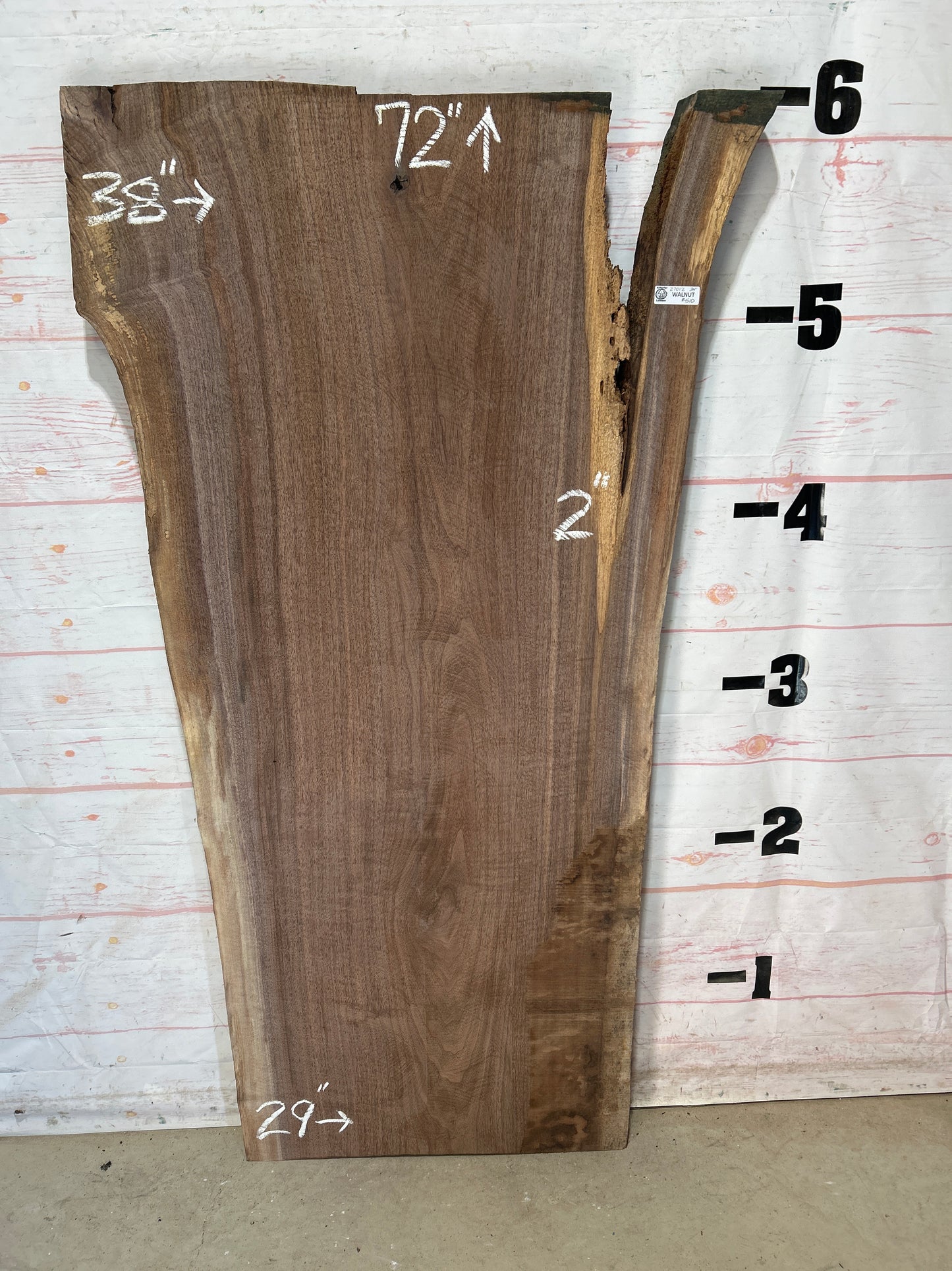 Live Edge Walnut Sku#27012-34