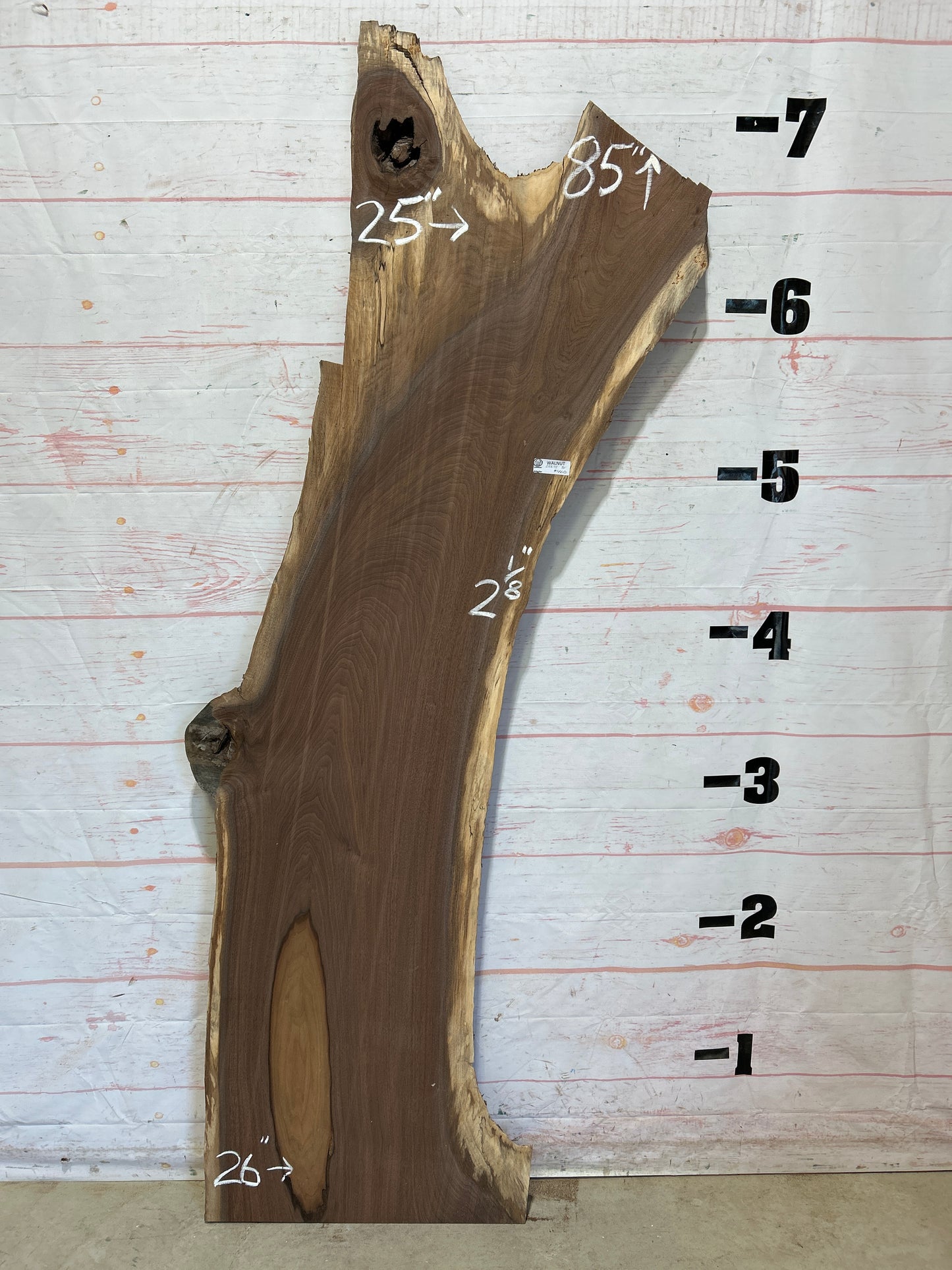 Live Edge Walnut Sku#25875-31