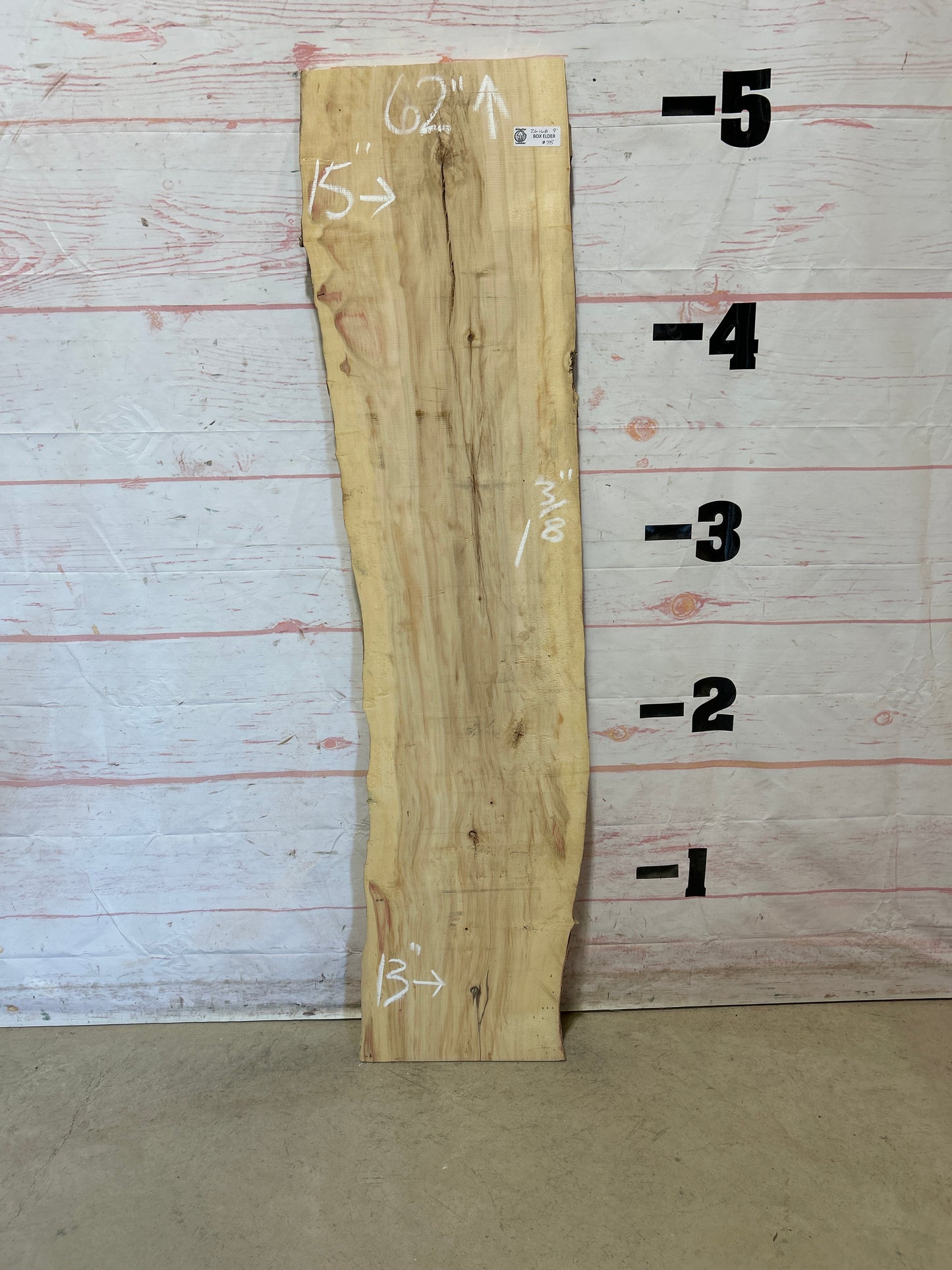 Live Edge Box Elder Sku#26168D-9