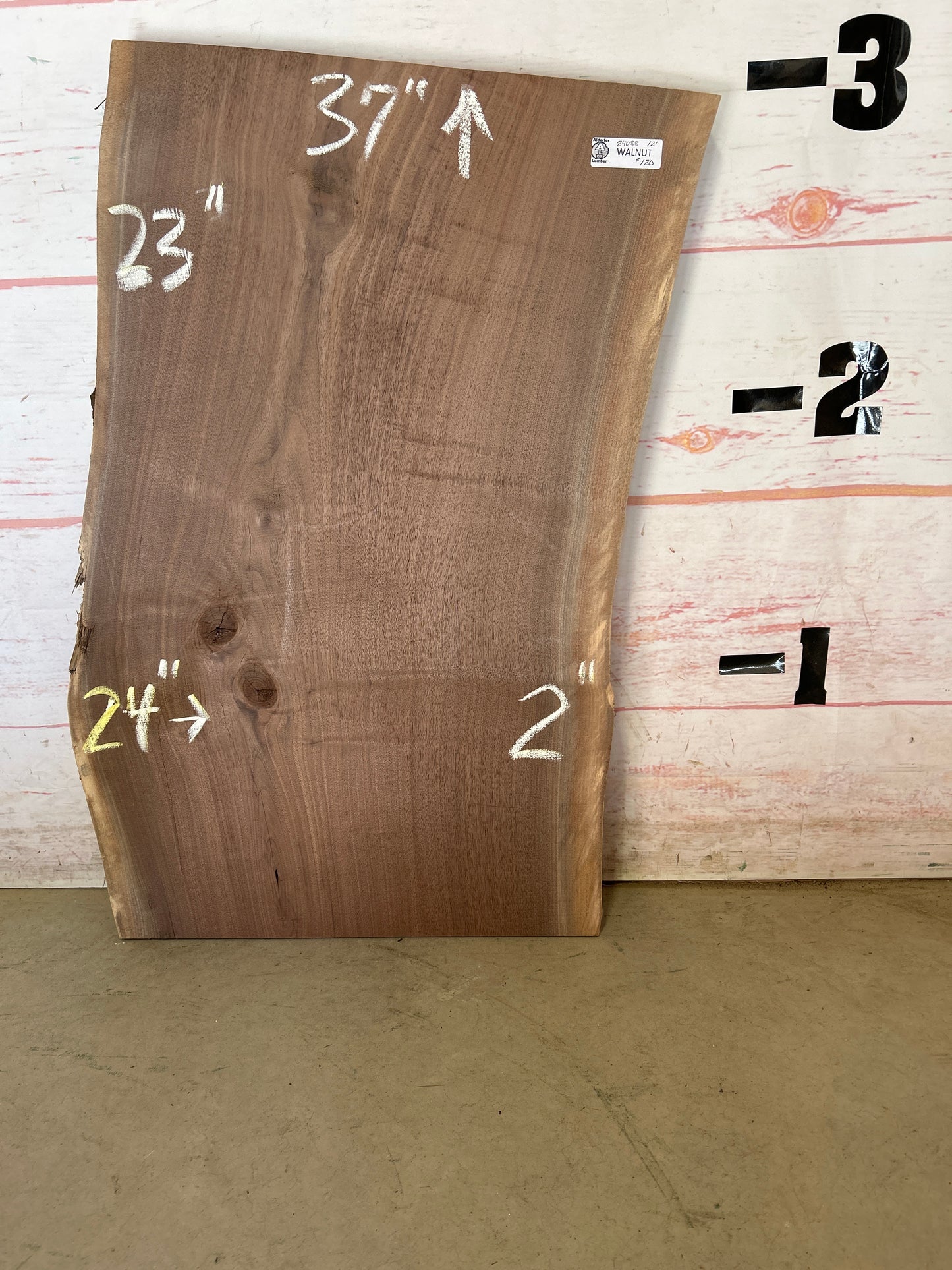 Live Edge Walnut Sku# 24088M-12