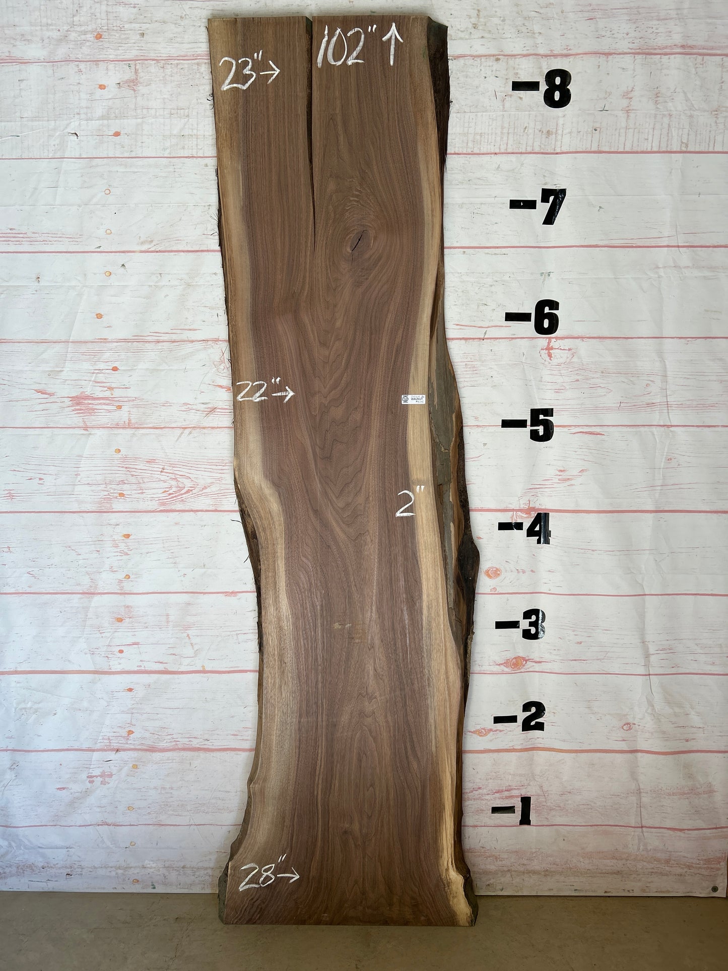 Live Edge Walnut Sku#24164J-36