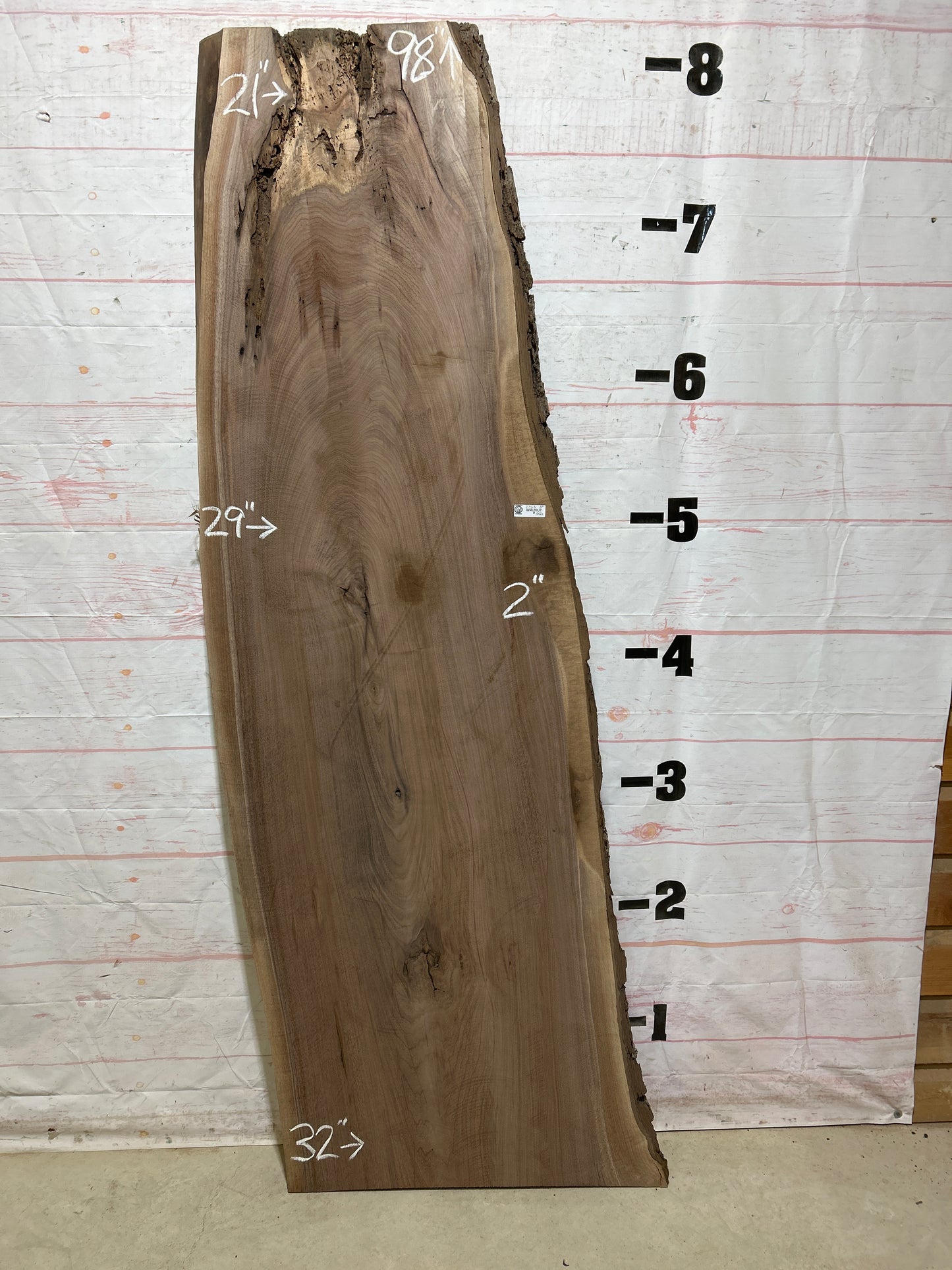 Live Edge Walnut Sku#27163J-37