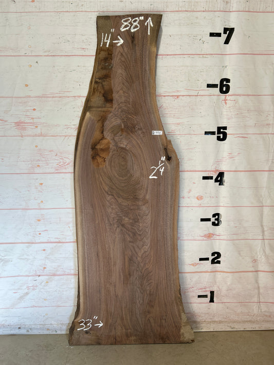Live Edge Walnut Sku#26978-33