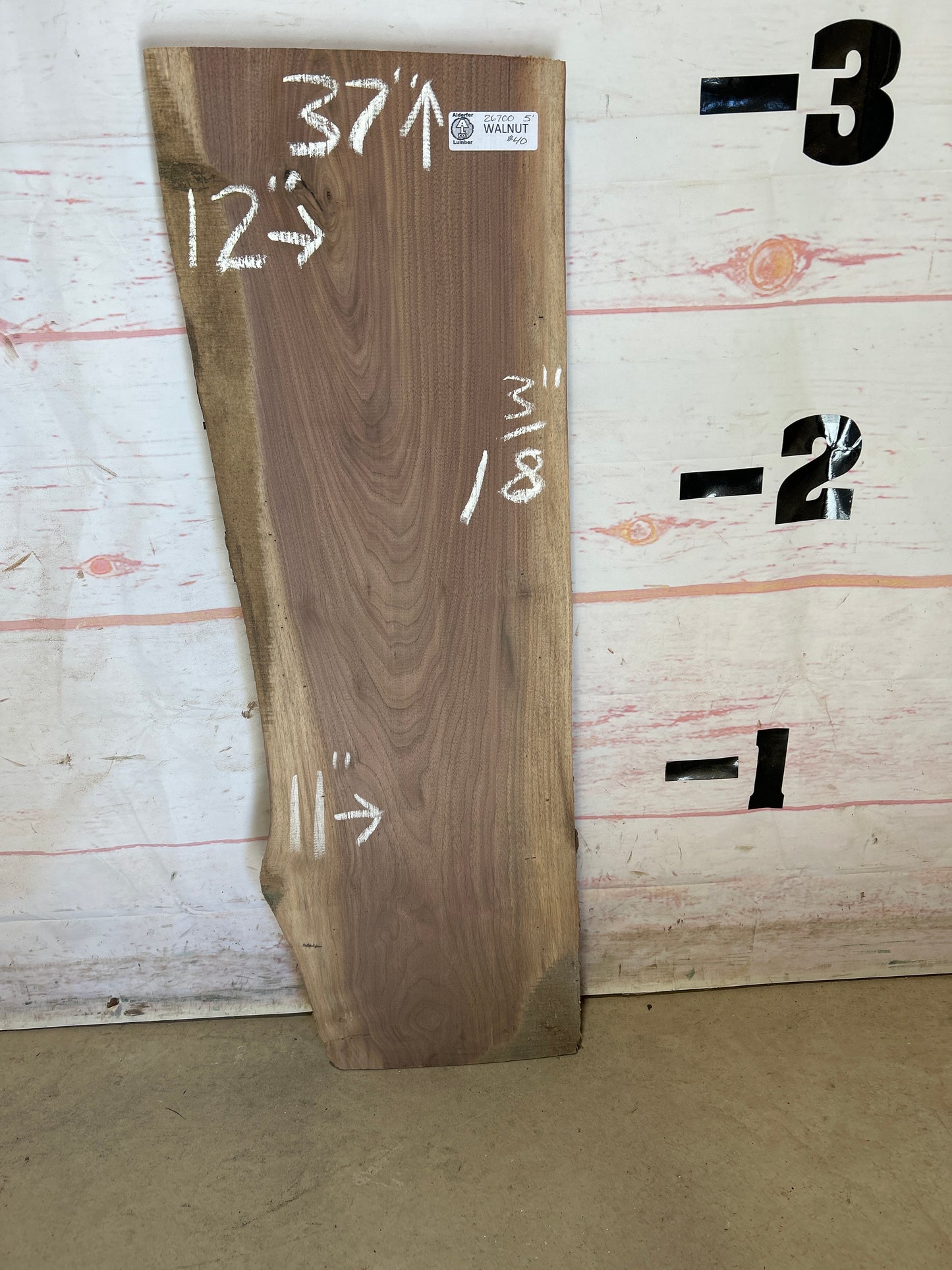Live Edge Walnut Sku#26700M-5