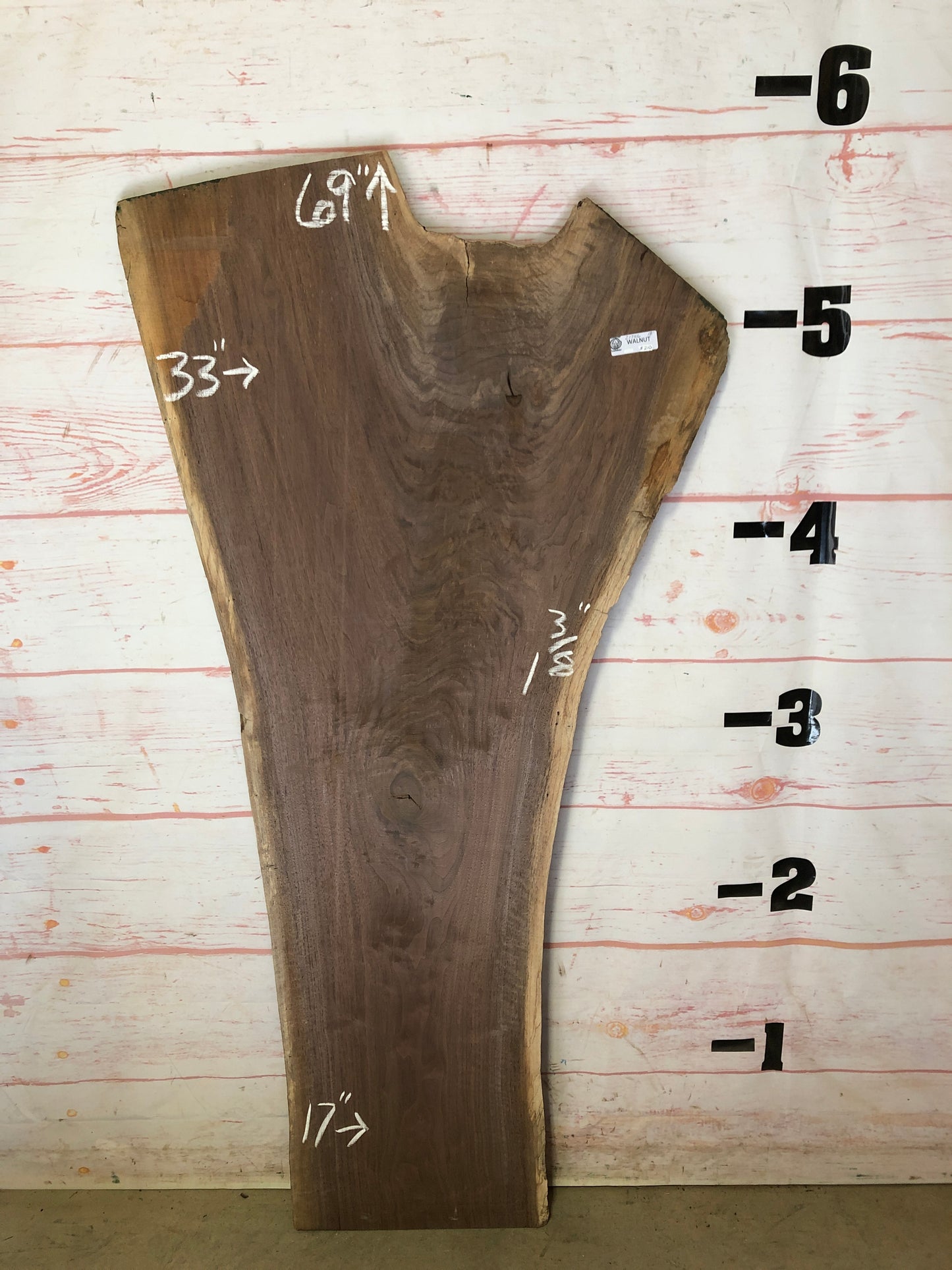 Live Edge Walnut Sku# 21756A-18