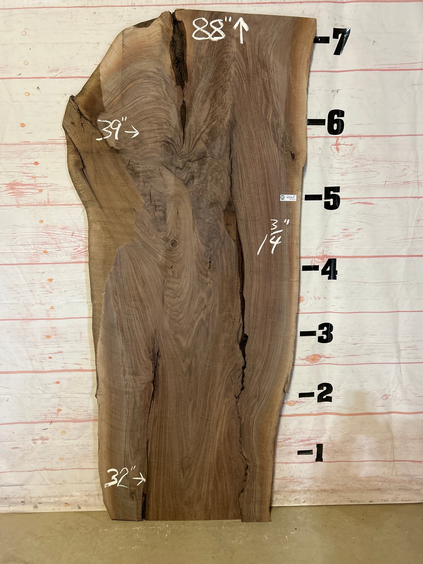 Live Edge Walnut Sku#24604-39