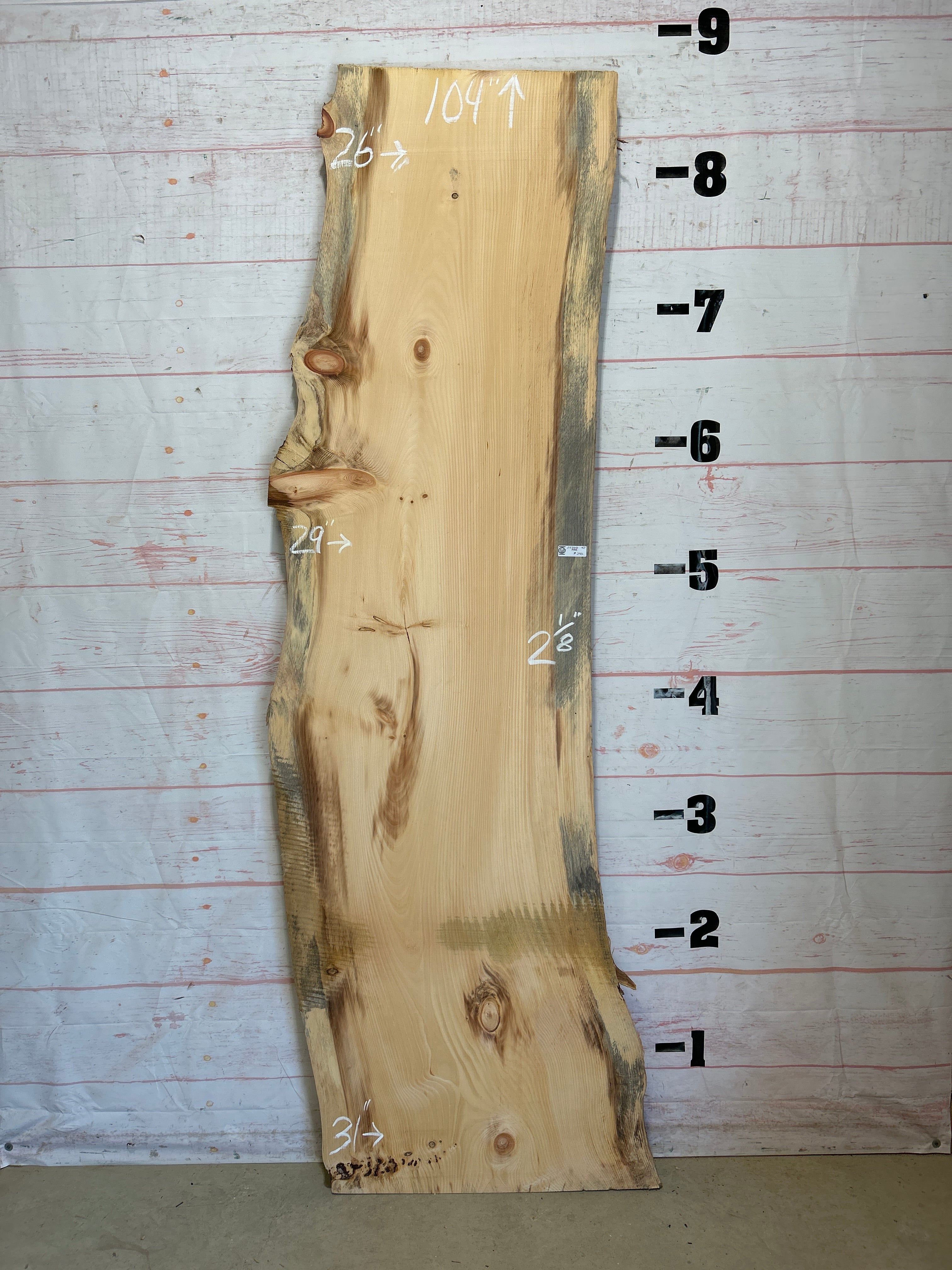 Live Edge Pine Slabs, Pine Wood Slabs With Live Edge, Kiln Dried ...