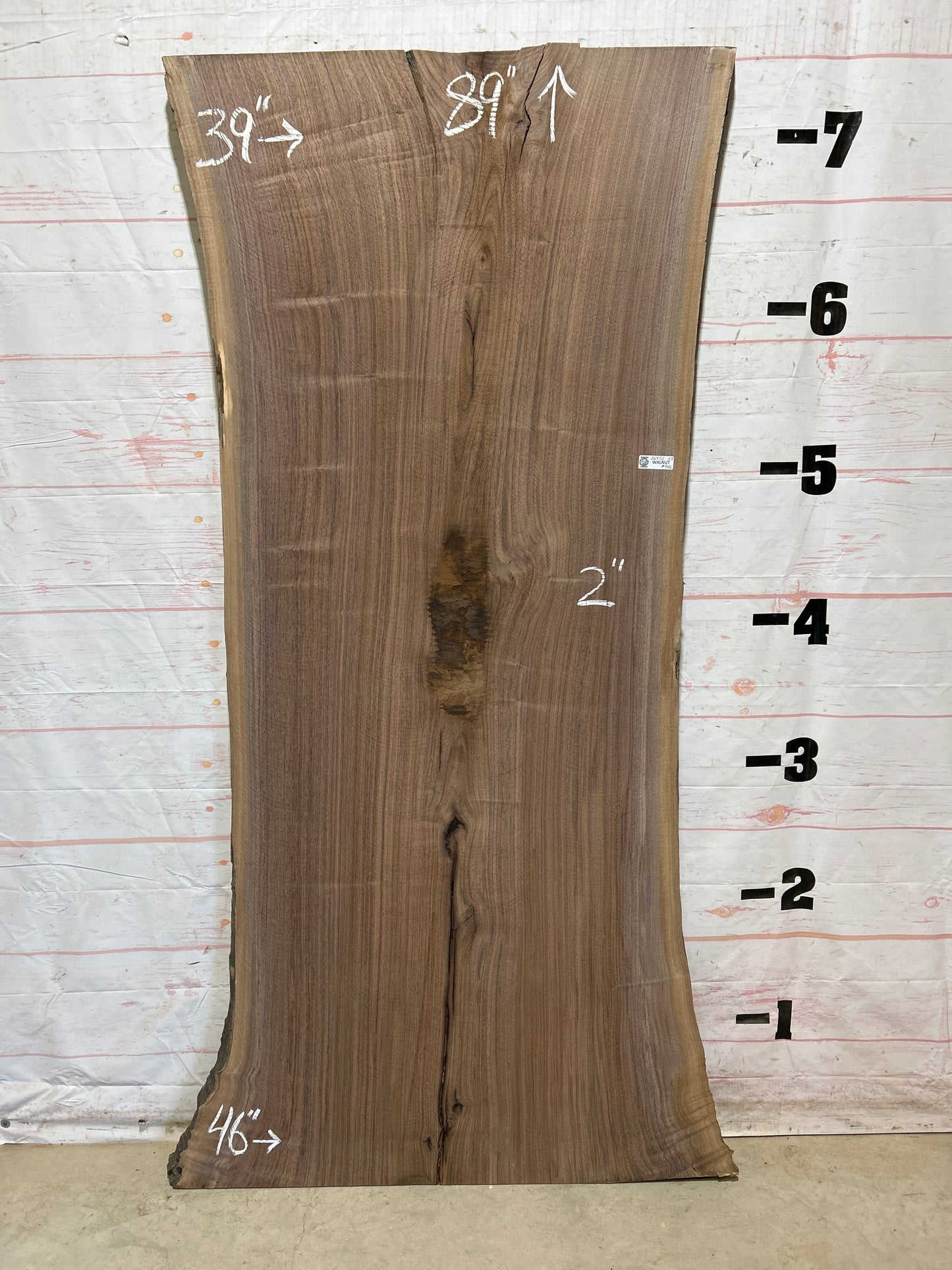 Live Edge Walnut Sku#26972-53