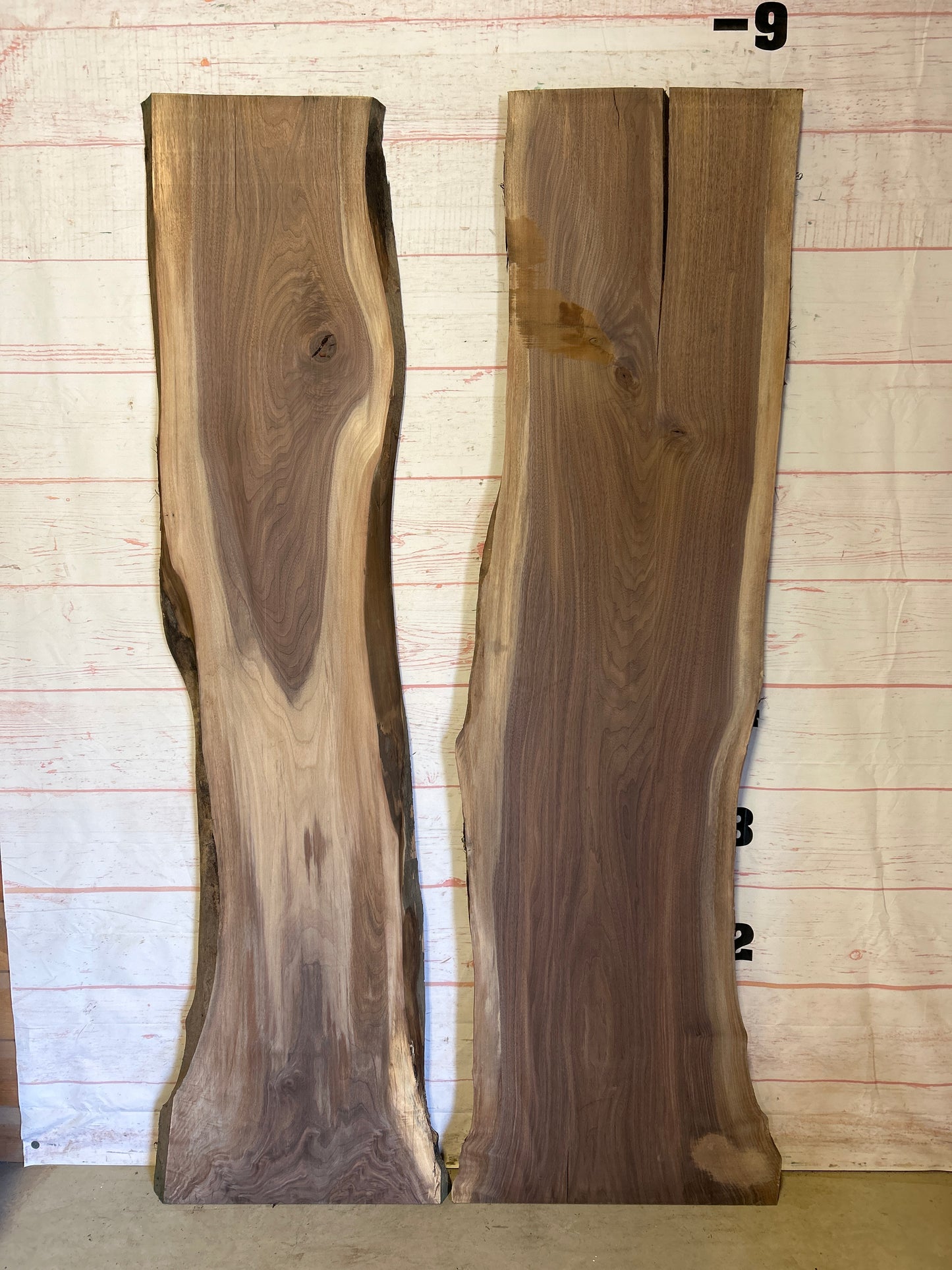 LiveEdge Walnut Set Sku#24109K-71