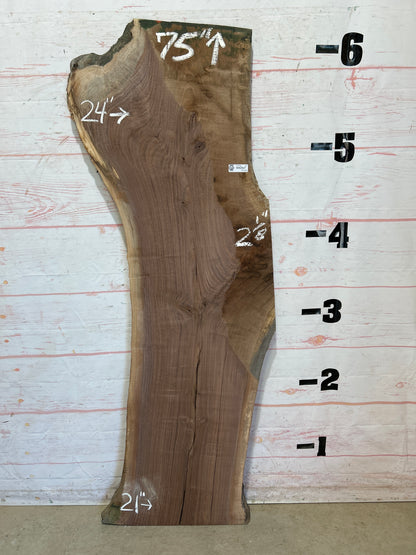 Live Edge Walnut Sku#25886A-24