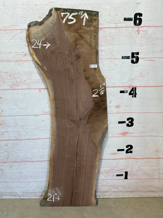 Live Edge Walnut Sku#25886A-24