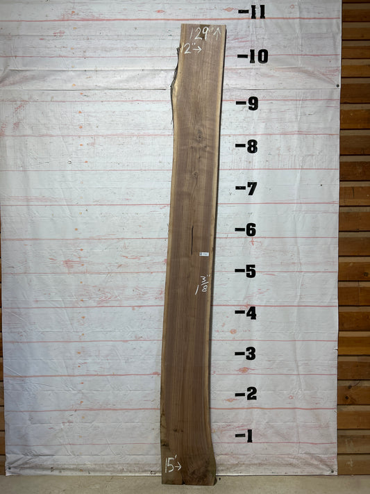 Live Edge Walnut Sku#26400M-19