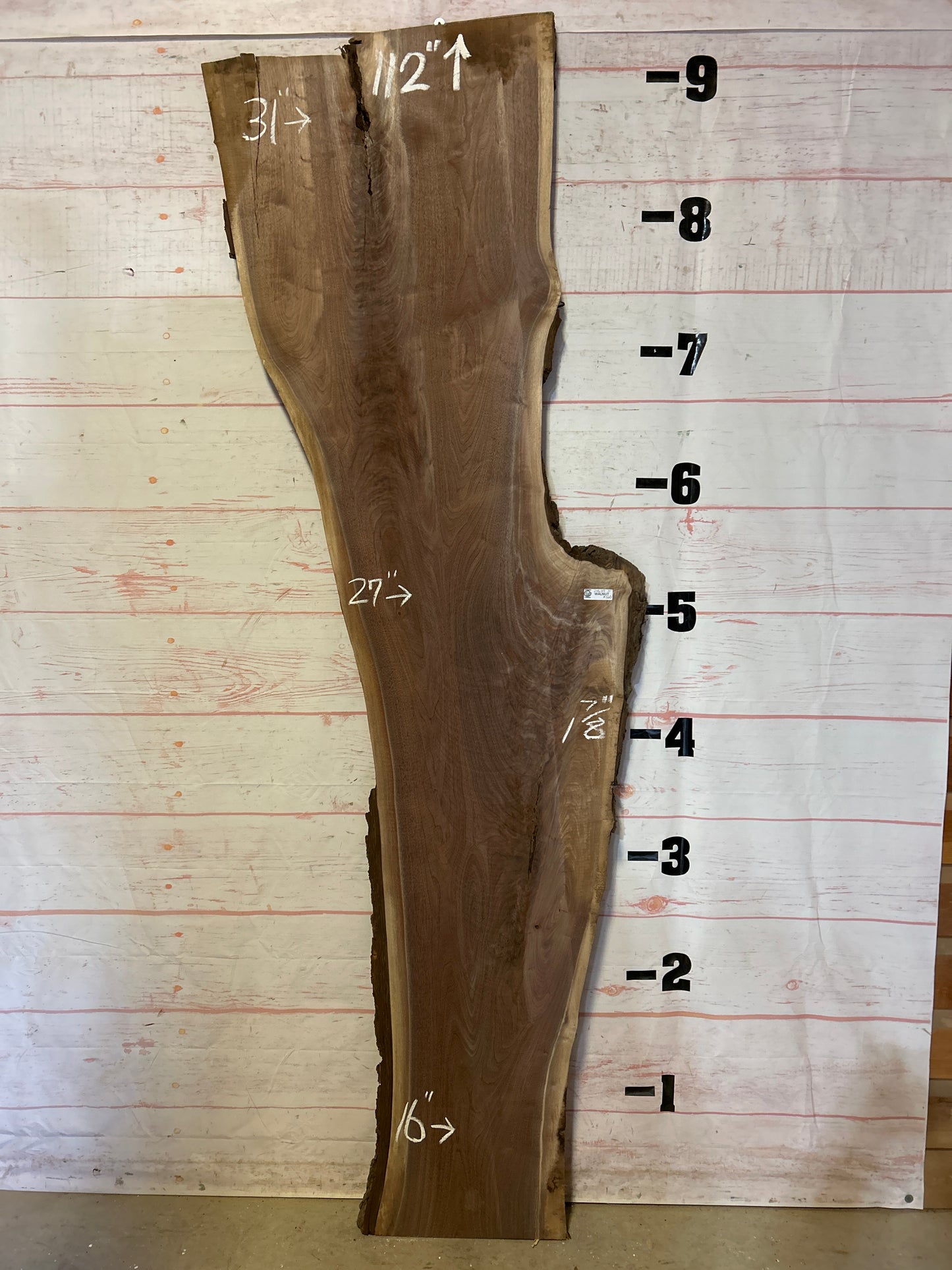 Live Edge Walnut Sku#24639K-37