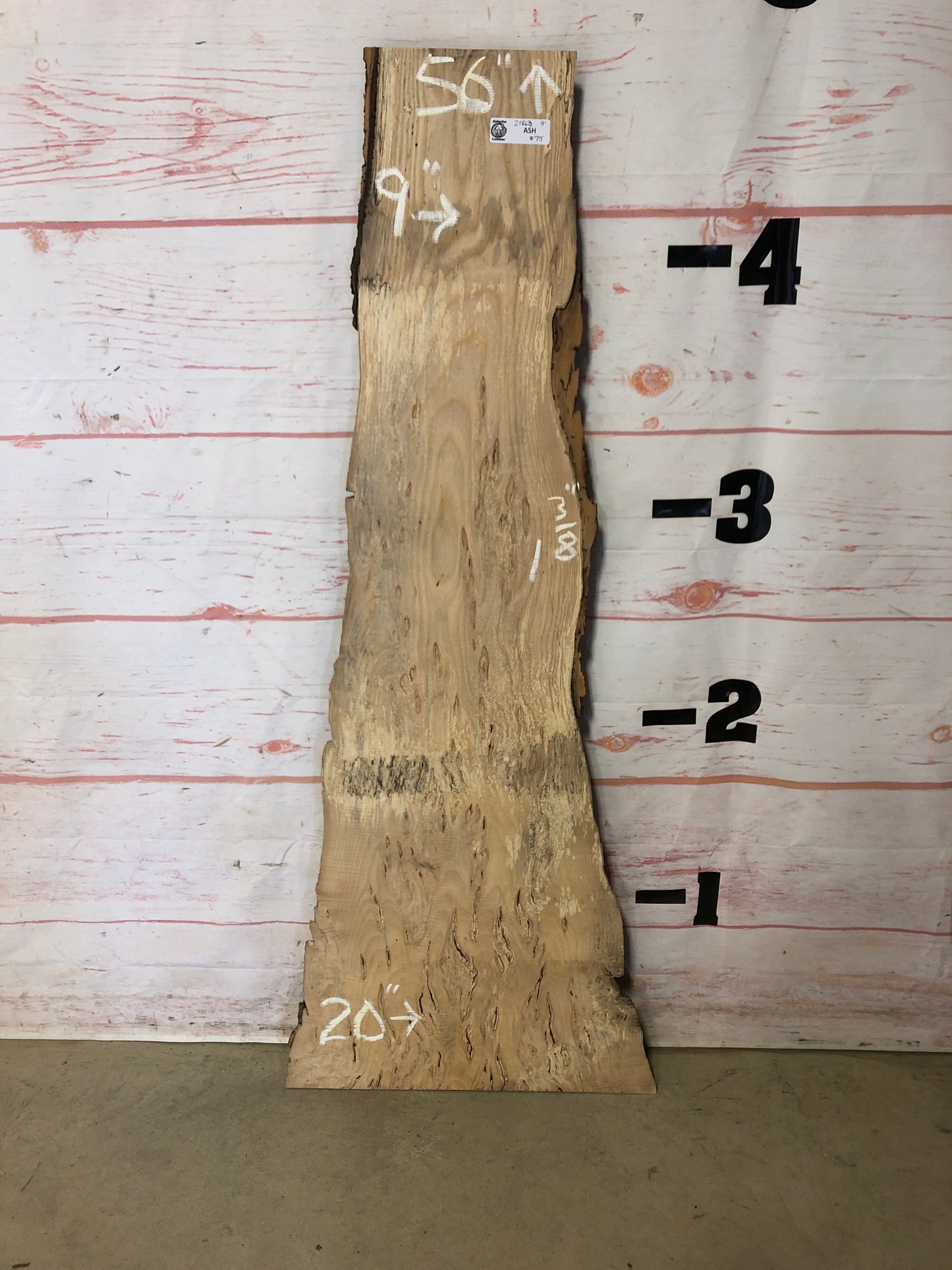 Live Edge Ash Sku# 21863D-9