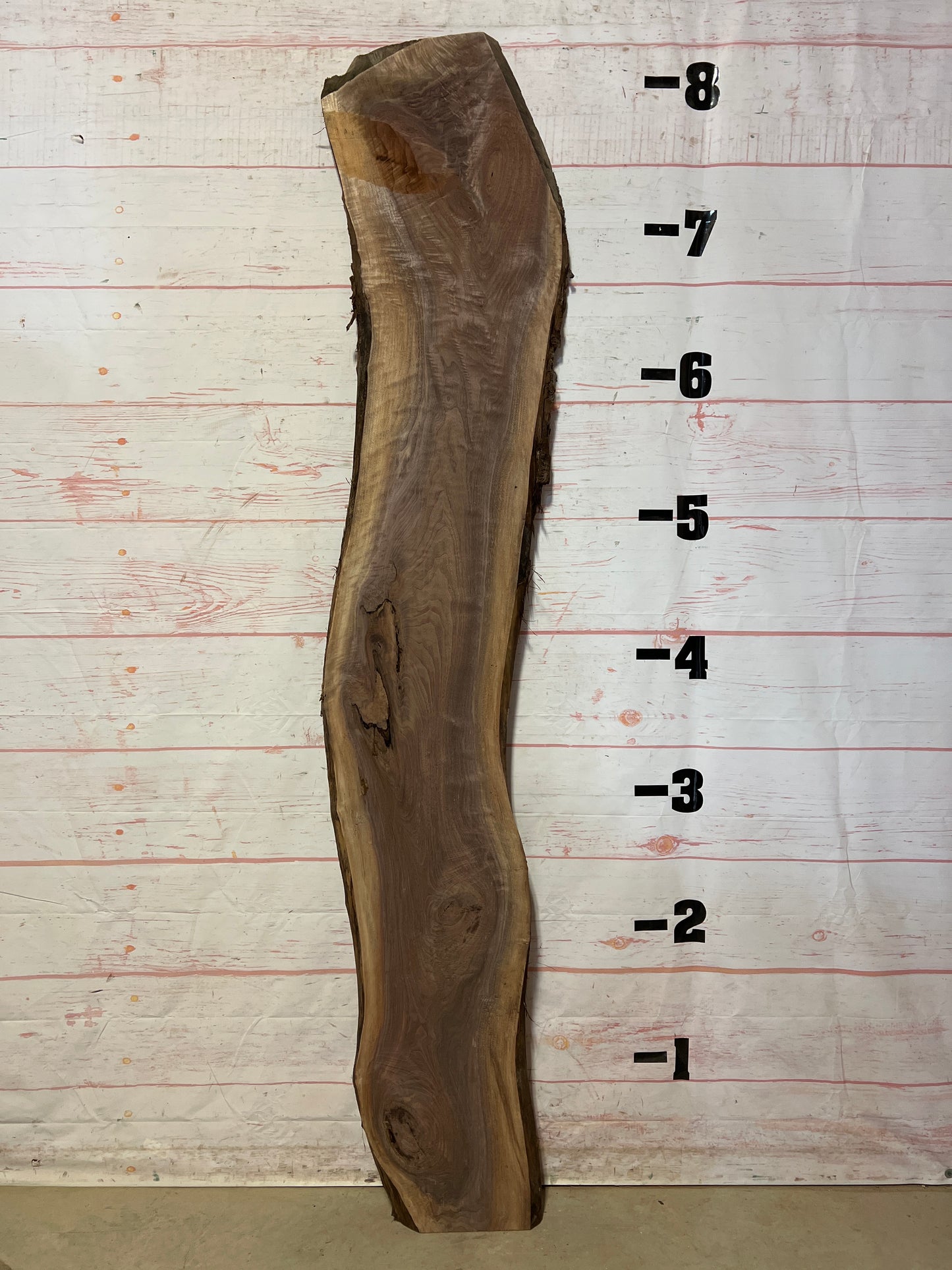 Live Edge Curly Walnut Sku#24233A-14