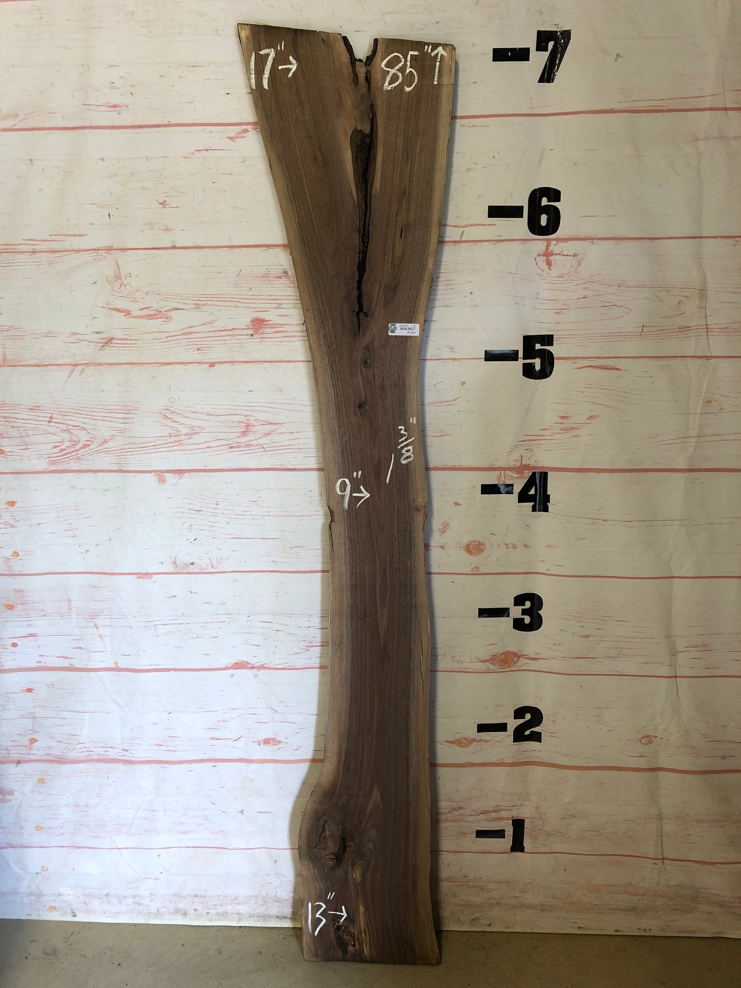 Live Edge Walnut Sku#22844G-12