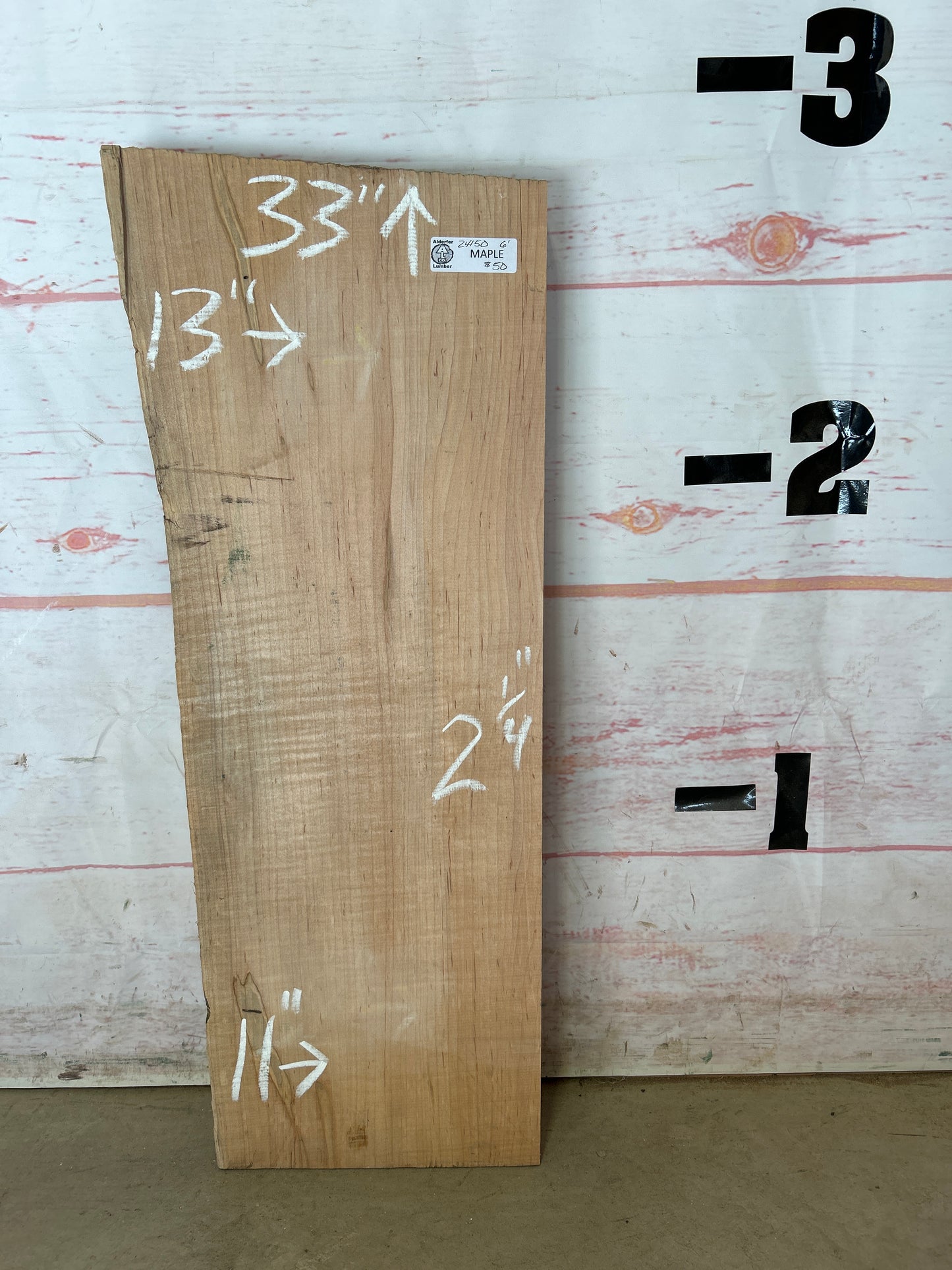 Live Edge Maple Sku#24150M-6