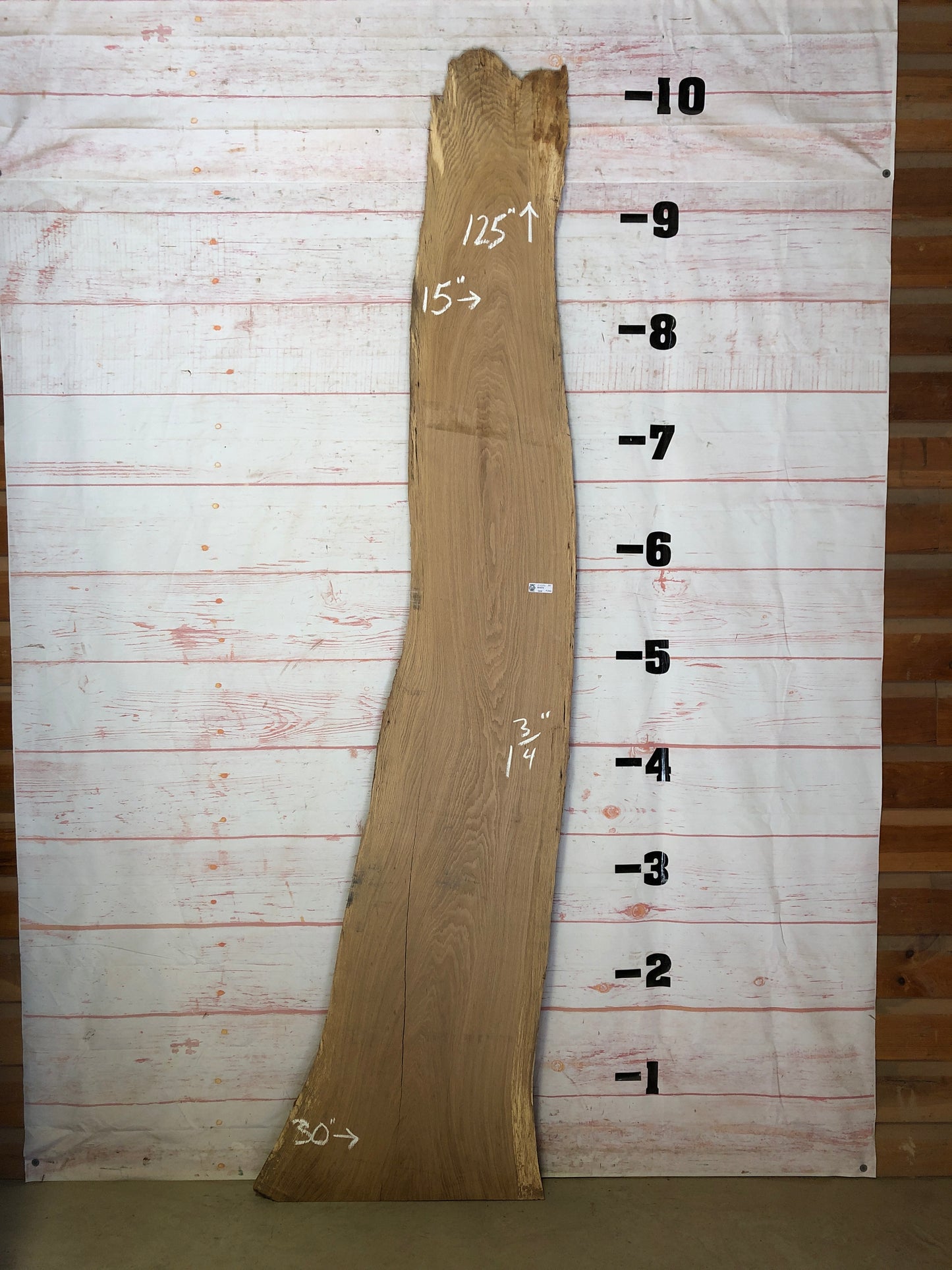 Live Edge White Oak SKU# 21256-35