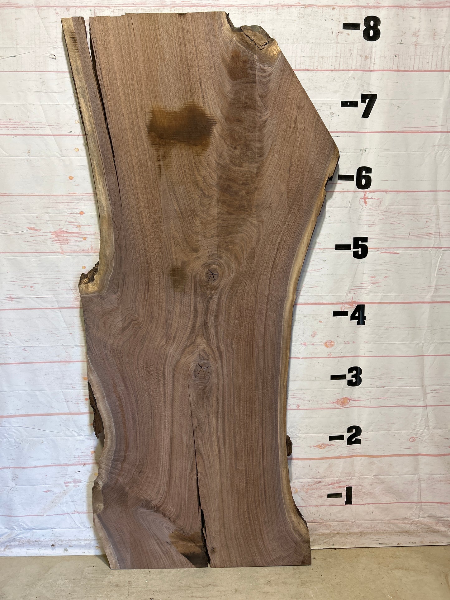 Live Edge Walnut Sku#26070K-54