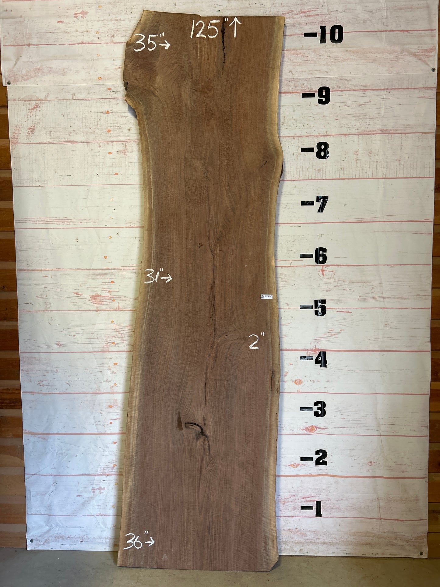 Live Edge Walnut Sku#23967-59