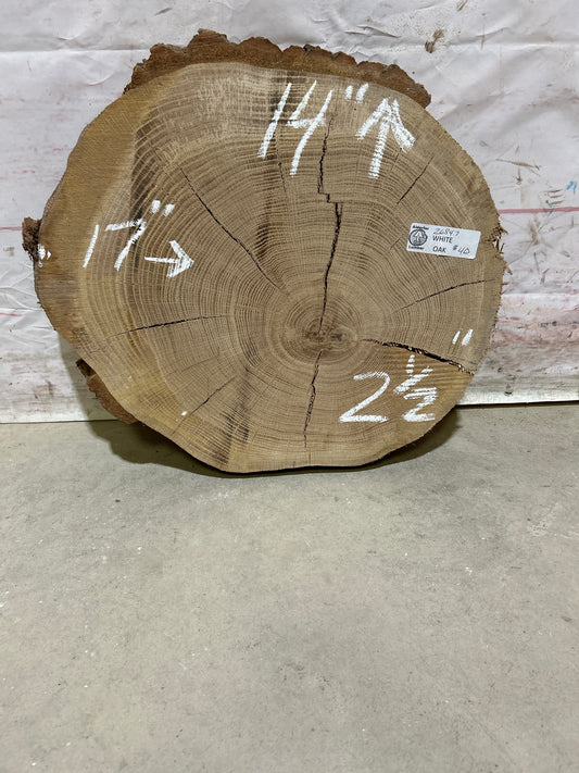 Live Edge White Oak Sku#26847M