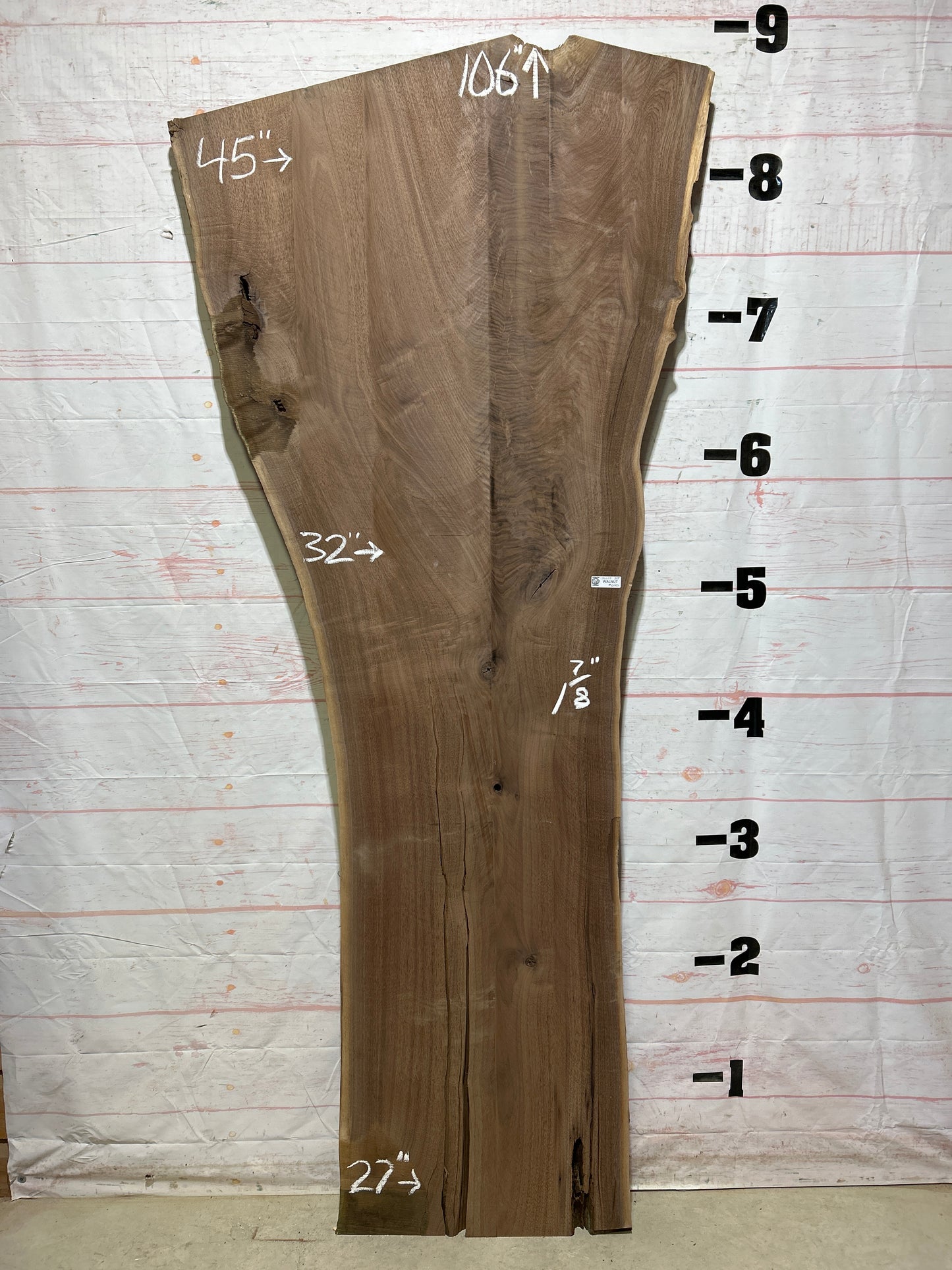 Live Edge Walnut Sku#26612J-53